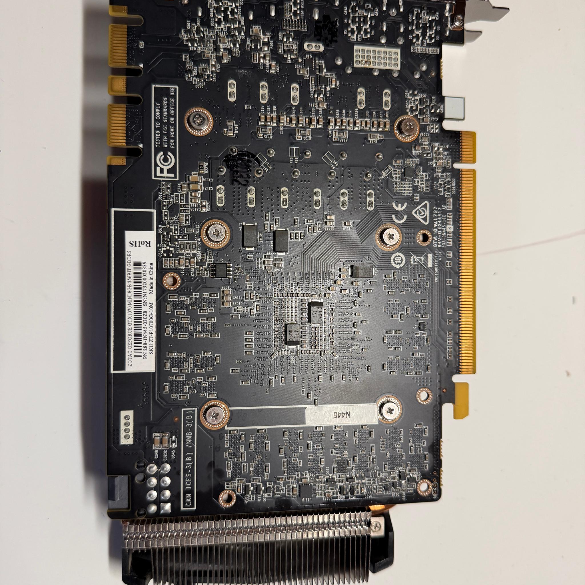 Zotac AMP GeForce GTX 1070 Ti