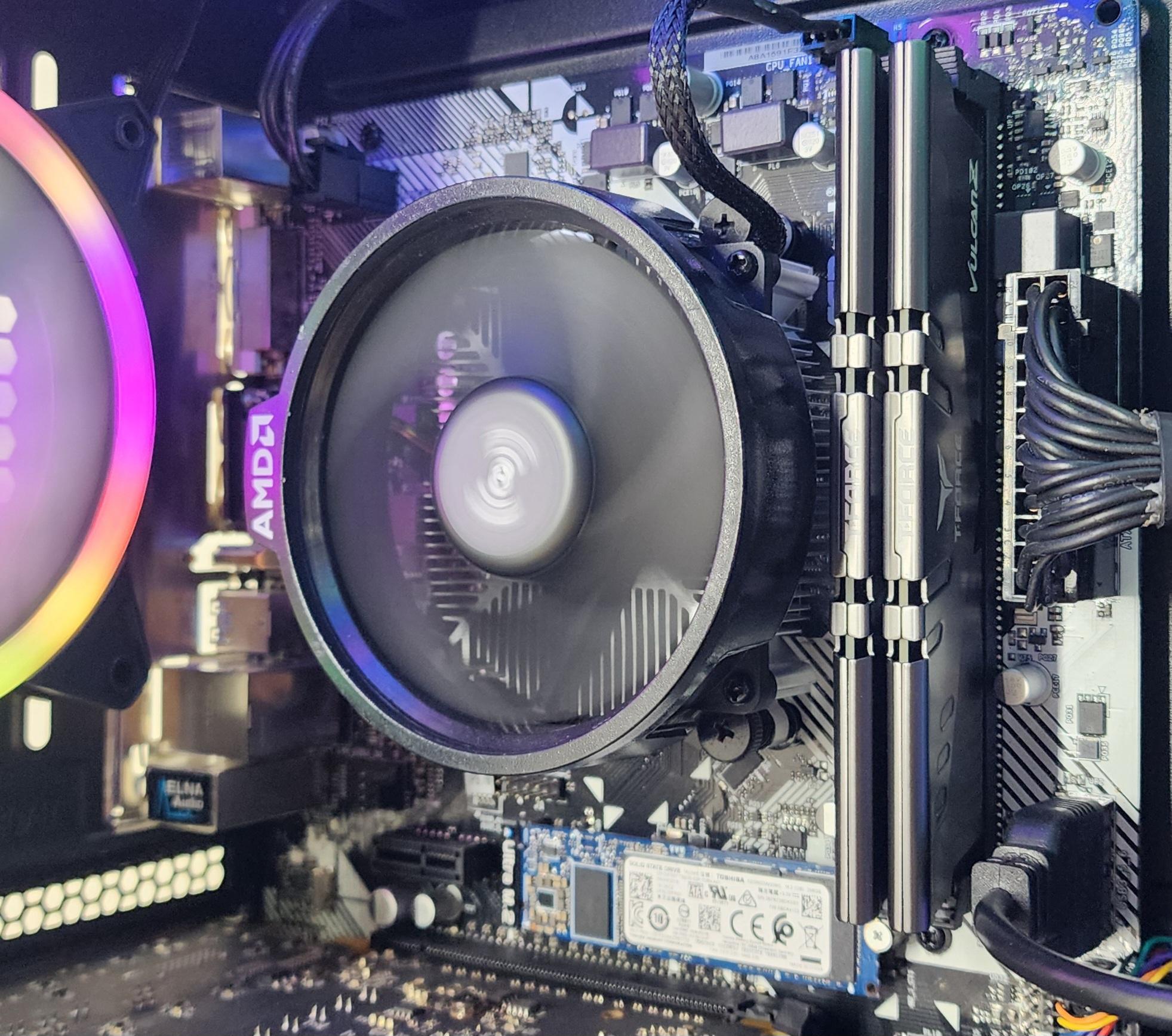 Gaming PC Ryzen 3 2300X 16GB RAM 256GB SSD + 1TB HDD RX 470 8GB Win11 Computer