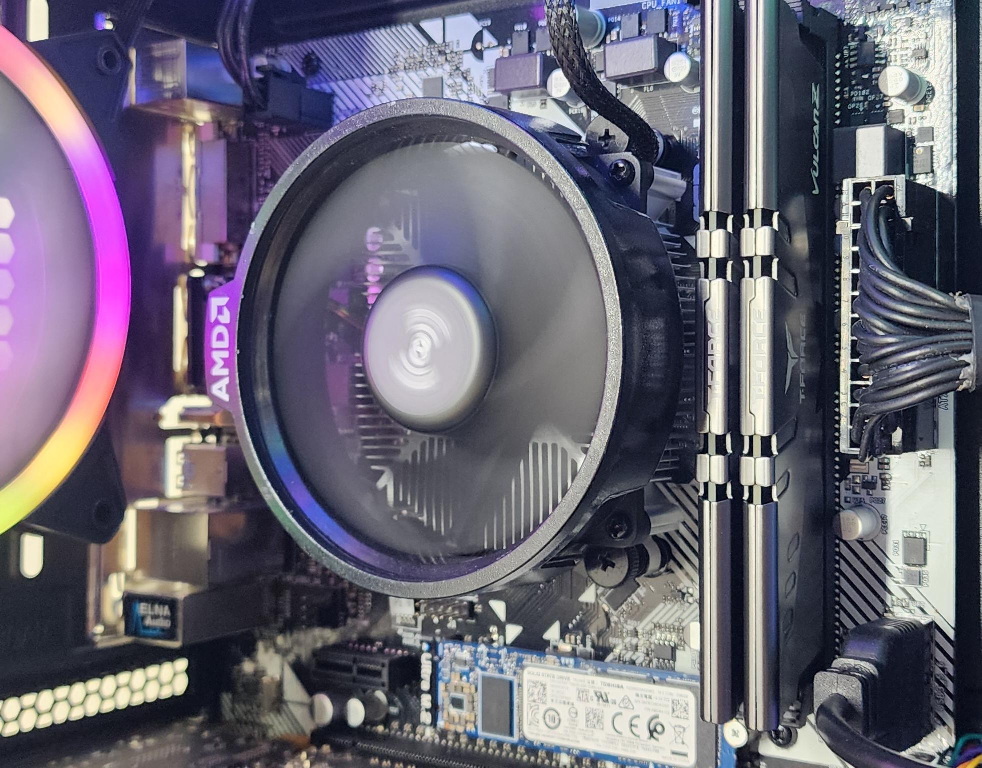 Gaming PC Ryzen 3 2300X 16GB RAM 256GB SSD + 1TB HDD RX 470 8GB Win11 Computer