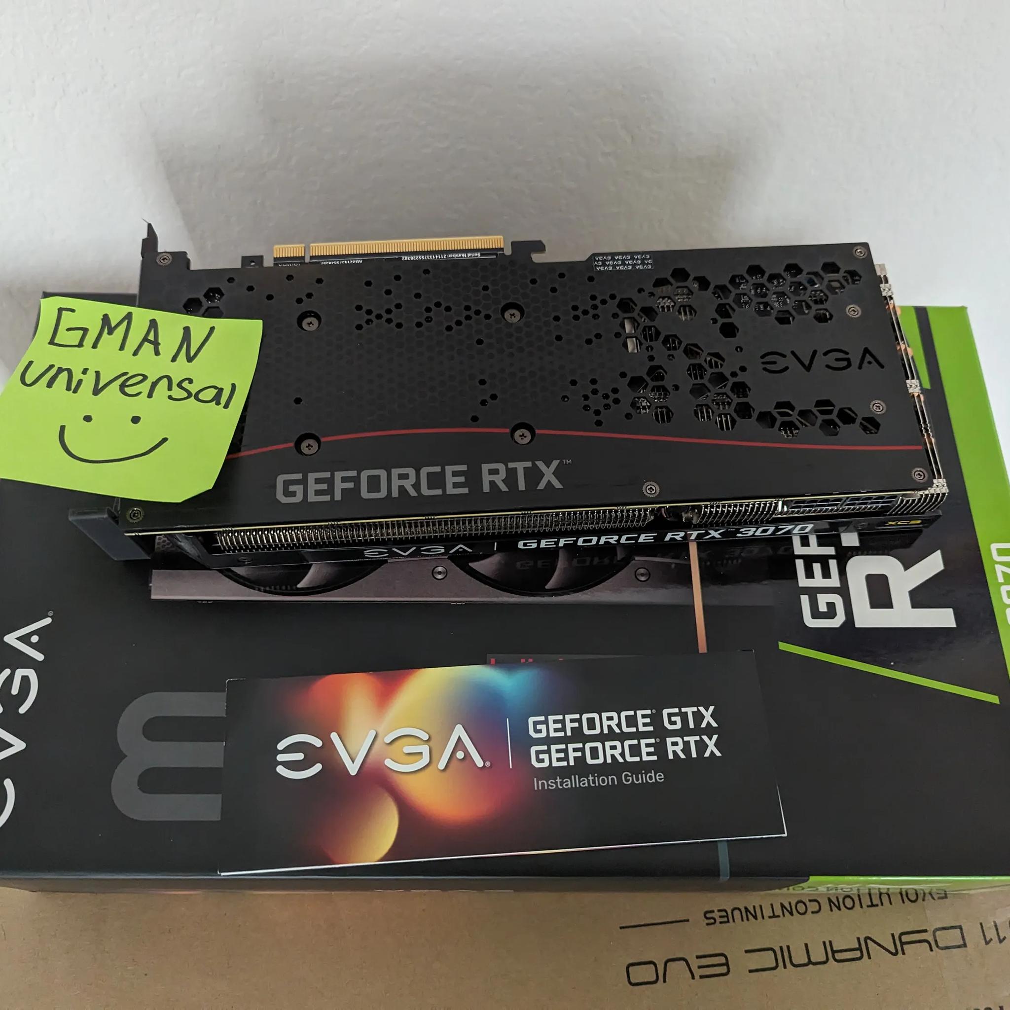 EVGA GeForce RTX 3070 XC3 ULTRA GAMING