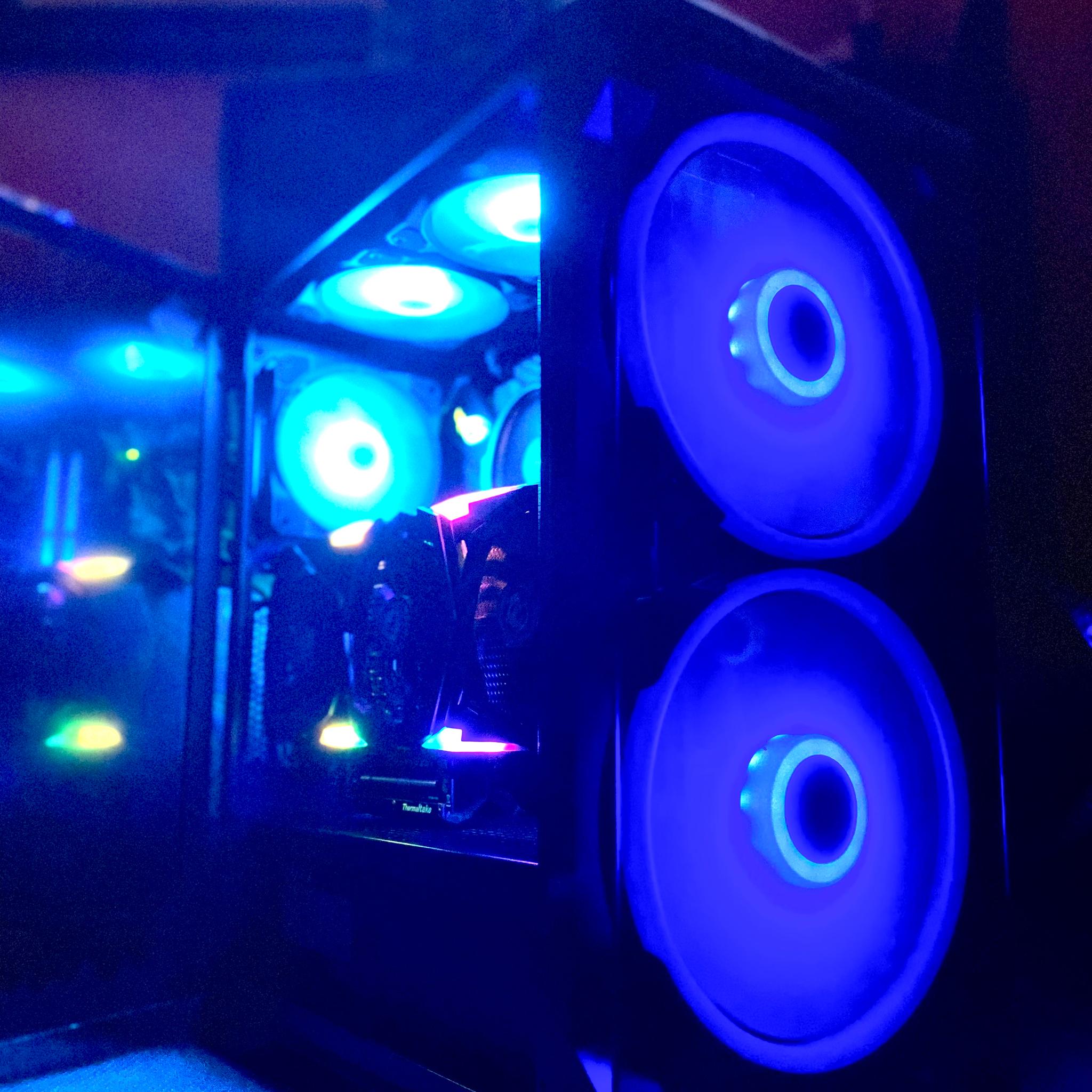 青い稲妻⚡| Ryzen 5 | RTX2080Super| 32GB RGB RAM| 1TB NVMe M.2 SSD| Windows 11 Pro