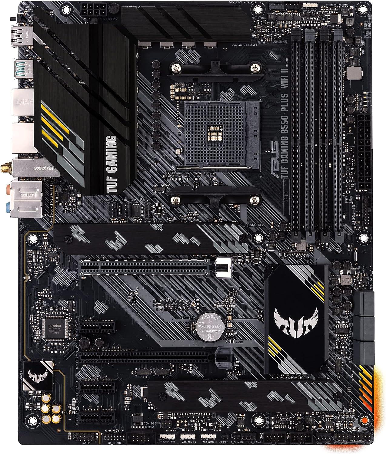ASUS B550-PLUS TUF Gaming WiFi II AMD AM4 ATX Motherboard DDR4