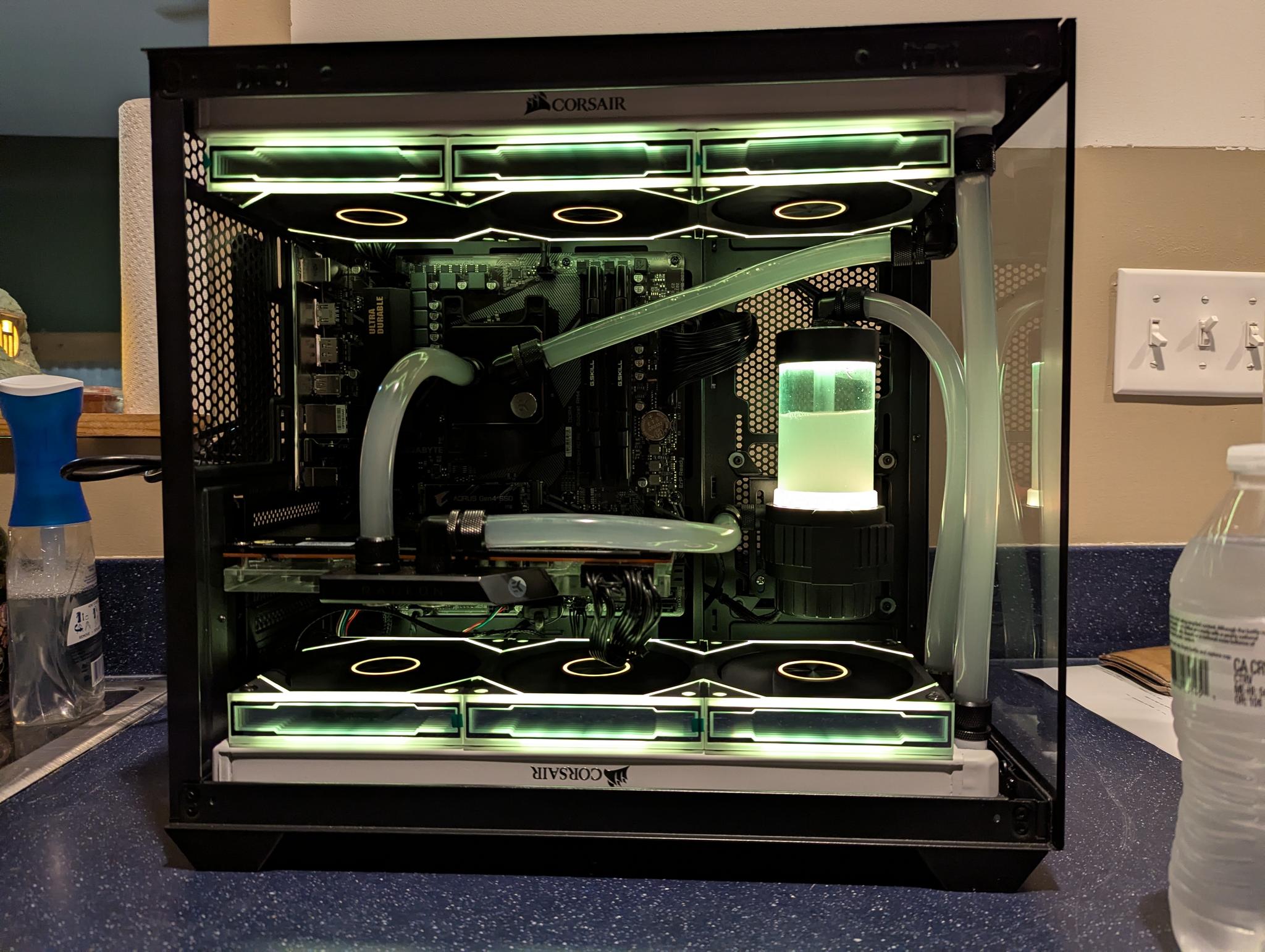 AMD 1080p / 1440p Water‑Cooled Gaming PC — Brand New