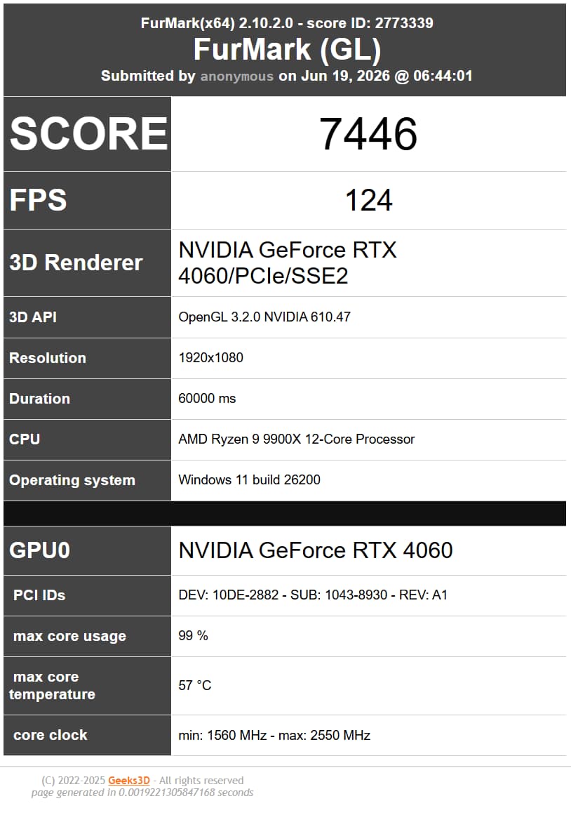 Like-new ASUS ProArt GeForce RTX 4060 OC Edition (8GB GDDR6) — PROART-RTX4060-O8G