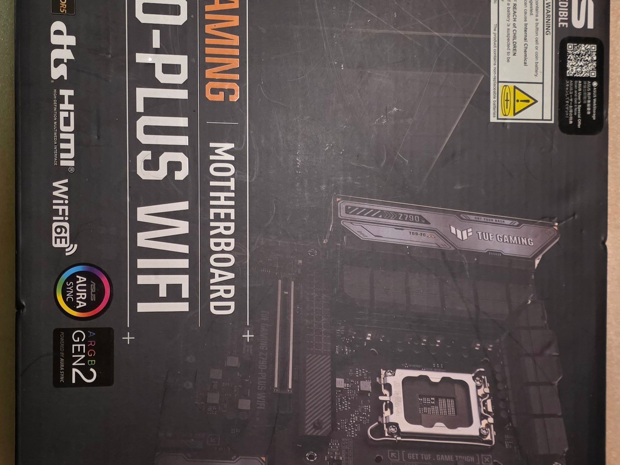 COMBO ASUS TUF GAMING Z790-PLUS WIFI AND 16 GB DDR5 Ram