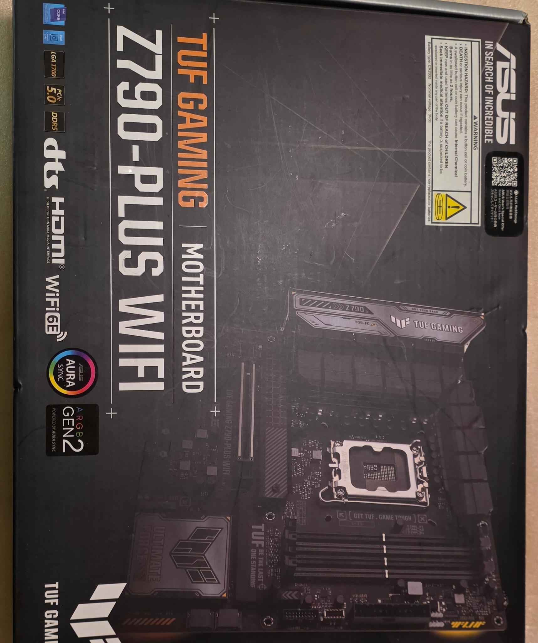 COMBO ASUS TUF GAMING Z790-PLUS WIFI AND 16 GB DDR5 Ram