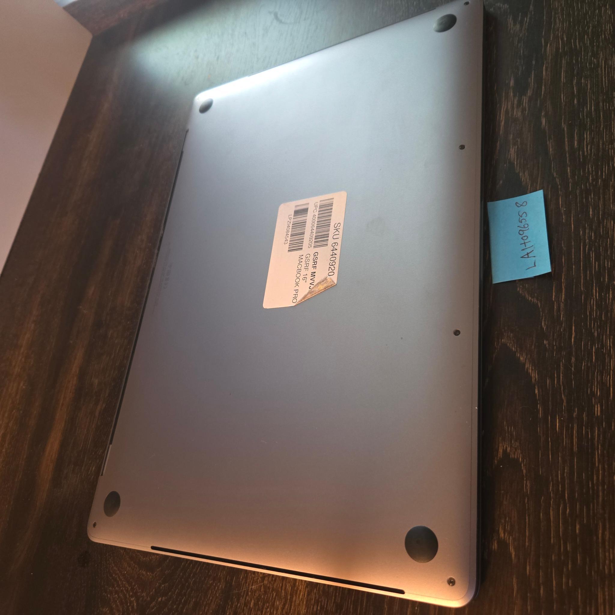 Apple Macbook Pro 16 inch Laptop - 2019 - 1TB - intel i9 - Model A2141