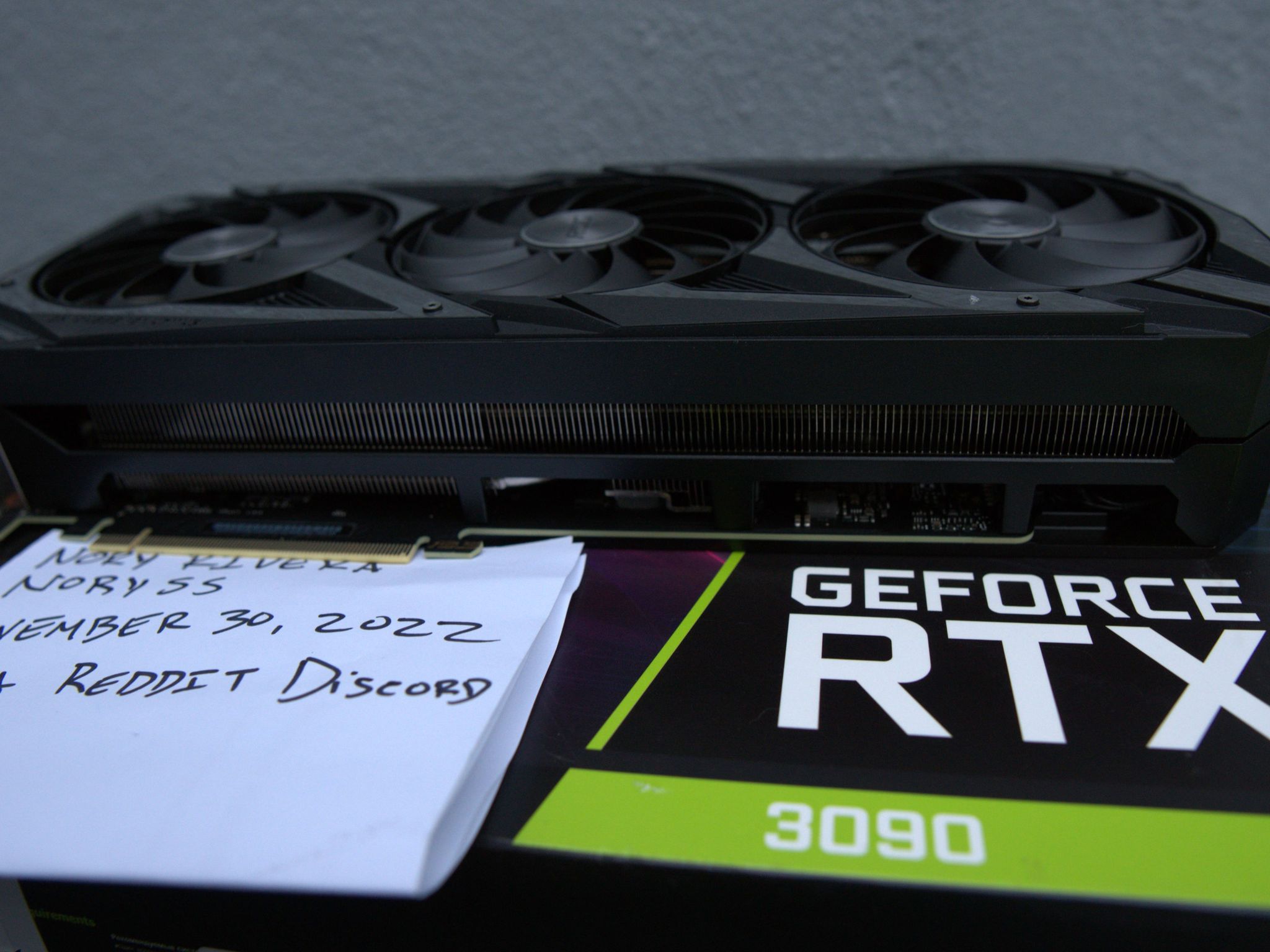 Asus Strix RTX 3090 OC NEw Open Box