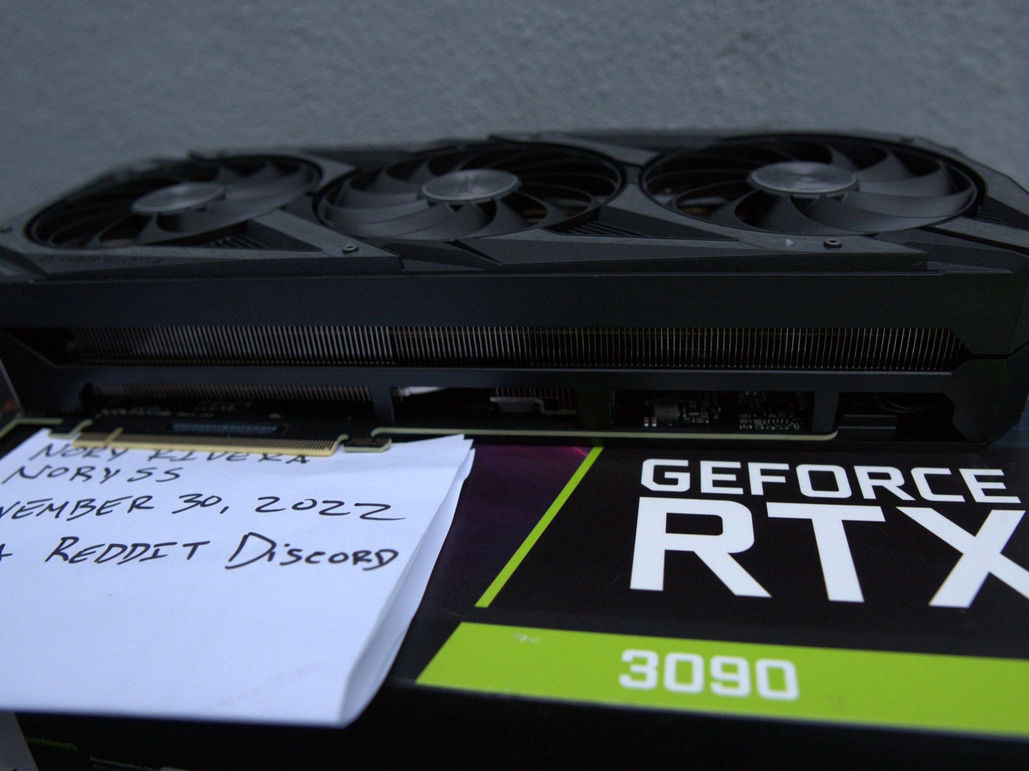 Asus Strix RTX 3090 OC NEw Open Box