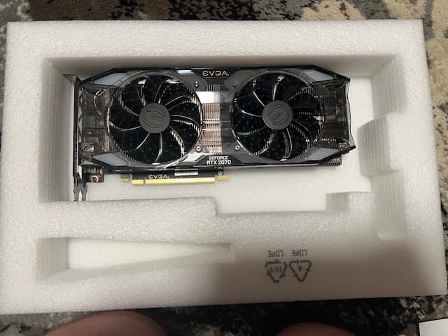 EVGA XC Gaming GeForce RTX 2070 Dual-Fan 8GB GDDR6 PCIe Graphics Card