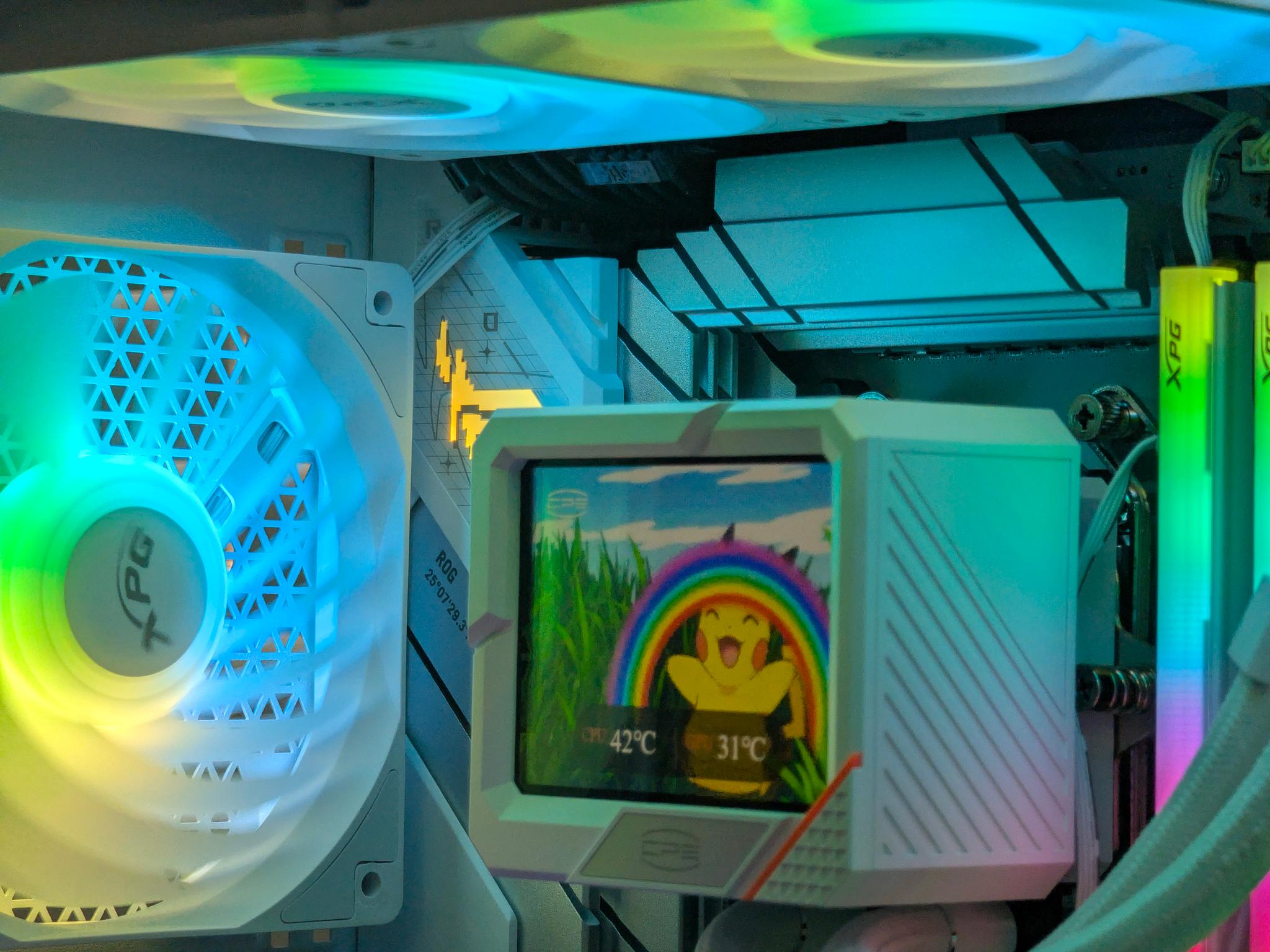 🌈🖤Ryzen 7 9800x3D | RX 9070 XT | 32GB DDR5 | 2TB SSD | Gaming PC🖤🌈
