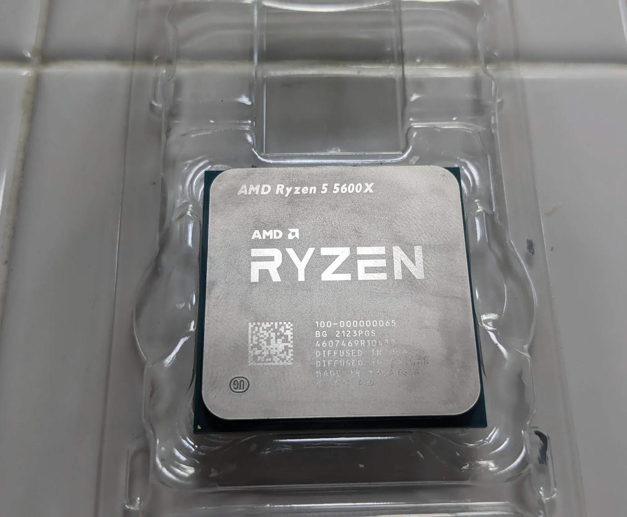 AMD Ryzen 5 5600X 6-core, 12-Thread Desktop Processor