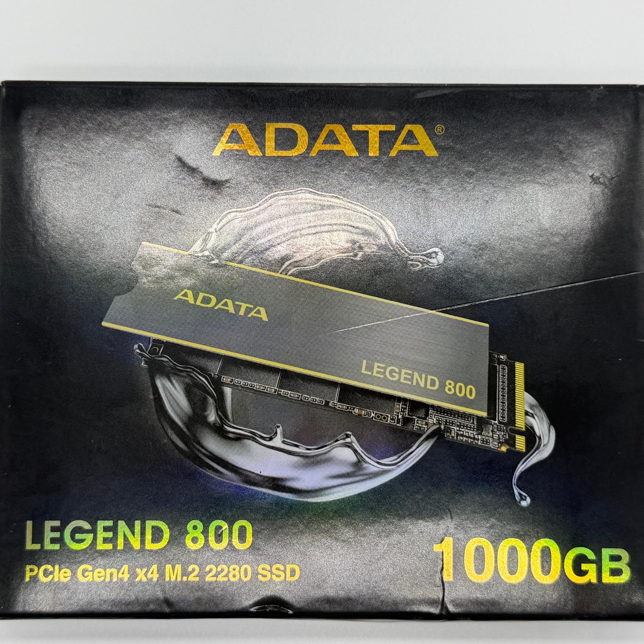 ADATA Legend 800 Gold 1TB M.2 NVMe Gen 4.0 x 4 SSD ALEG-800G-1000GCS