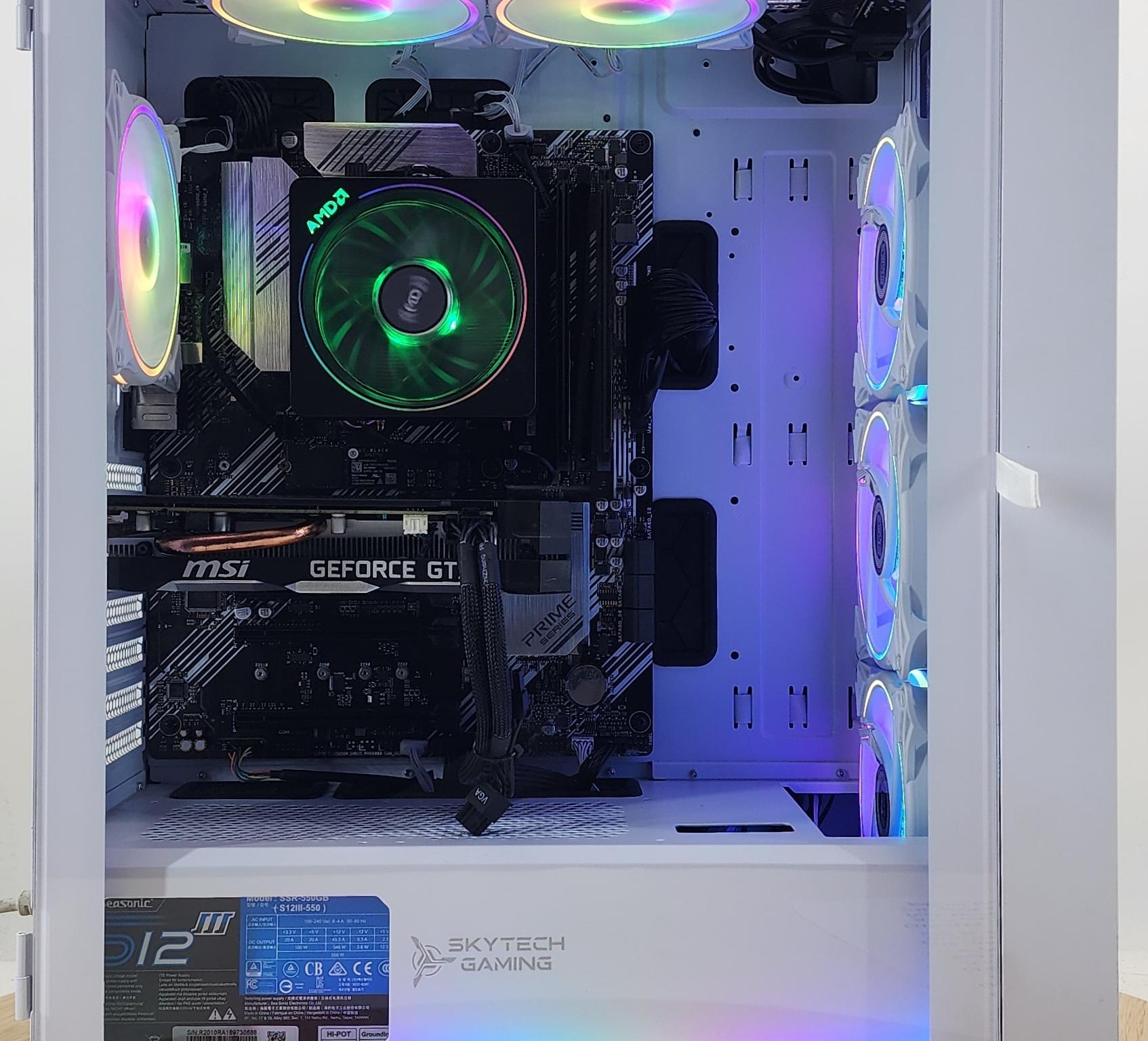 Gaming PC Ryzen 7 3800X 16GB RAM 500GB SSD GTX 1660 Ti 6GB Windows 11 Computer