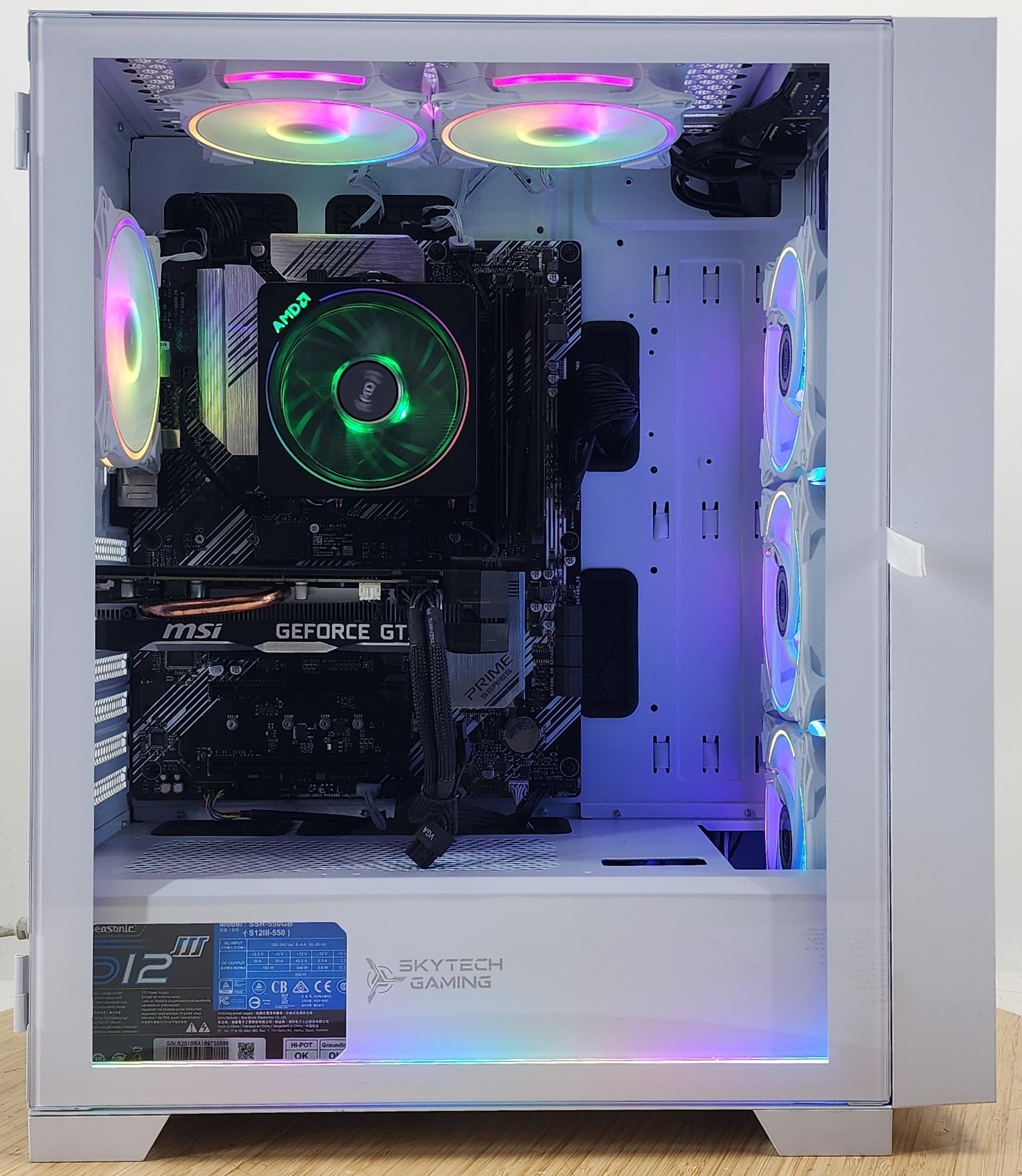 Gaming PC Ryzen 7 3800X 16GB RAM 500GB SSD GTX 1660 Ti 6GB Windows 11 Computer