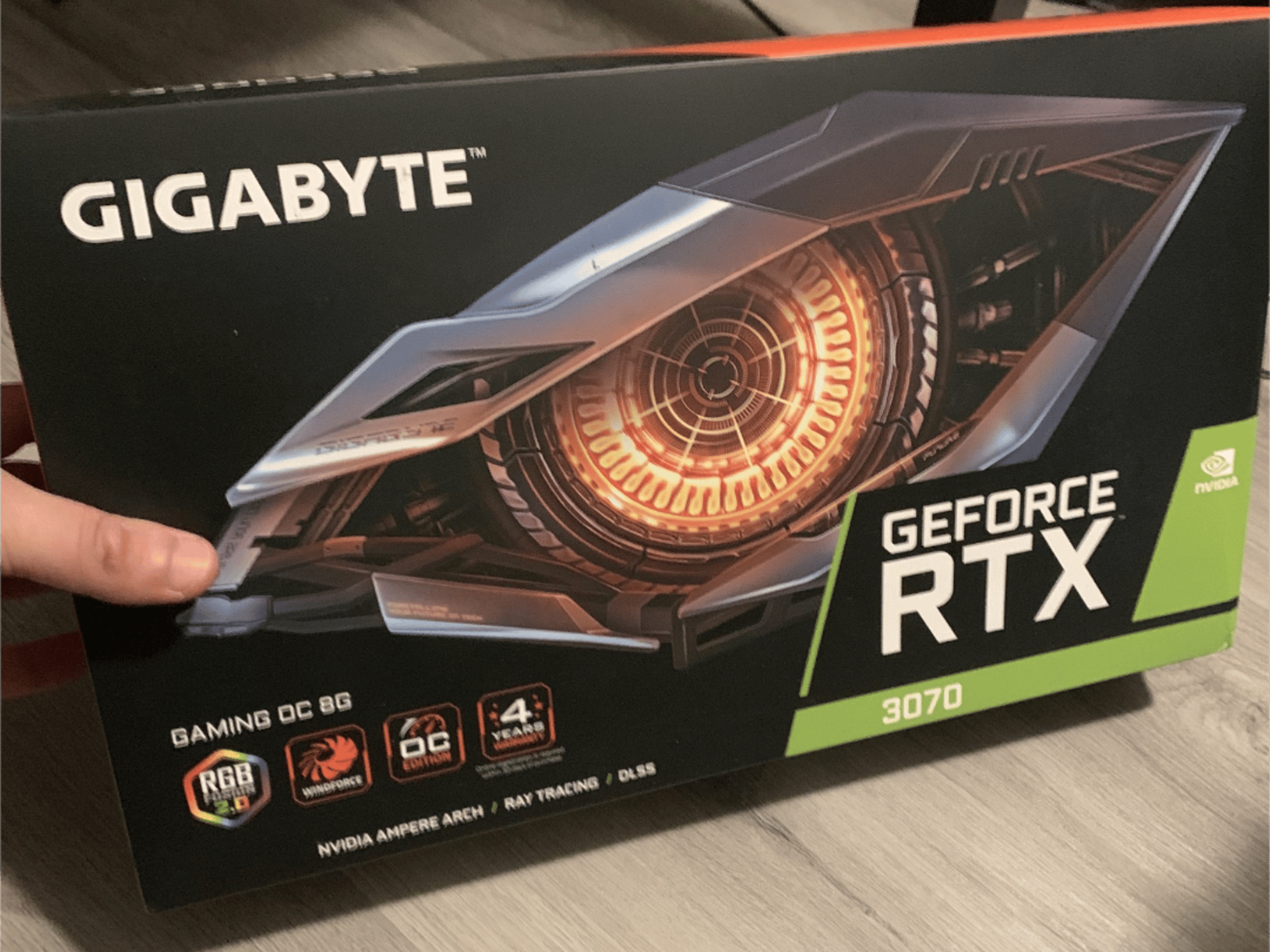 Gigabyte RTX 3070 8Gb Triple Fan - Used Prefect Condition With Original Box