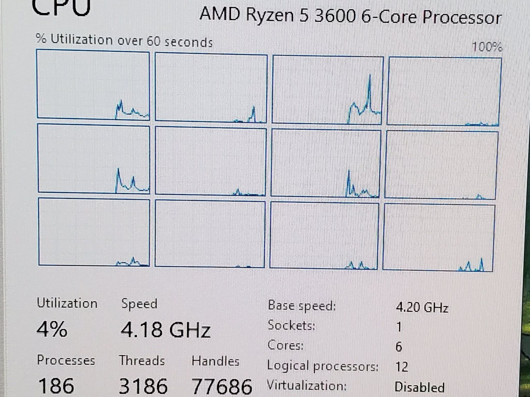 (USED-GOOD) Ryzen 5 3600 6-Core Processor