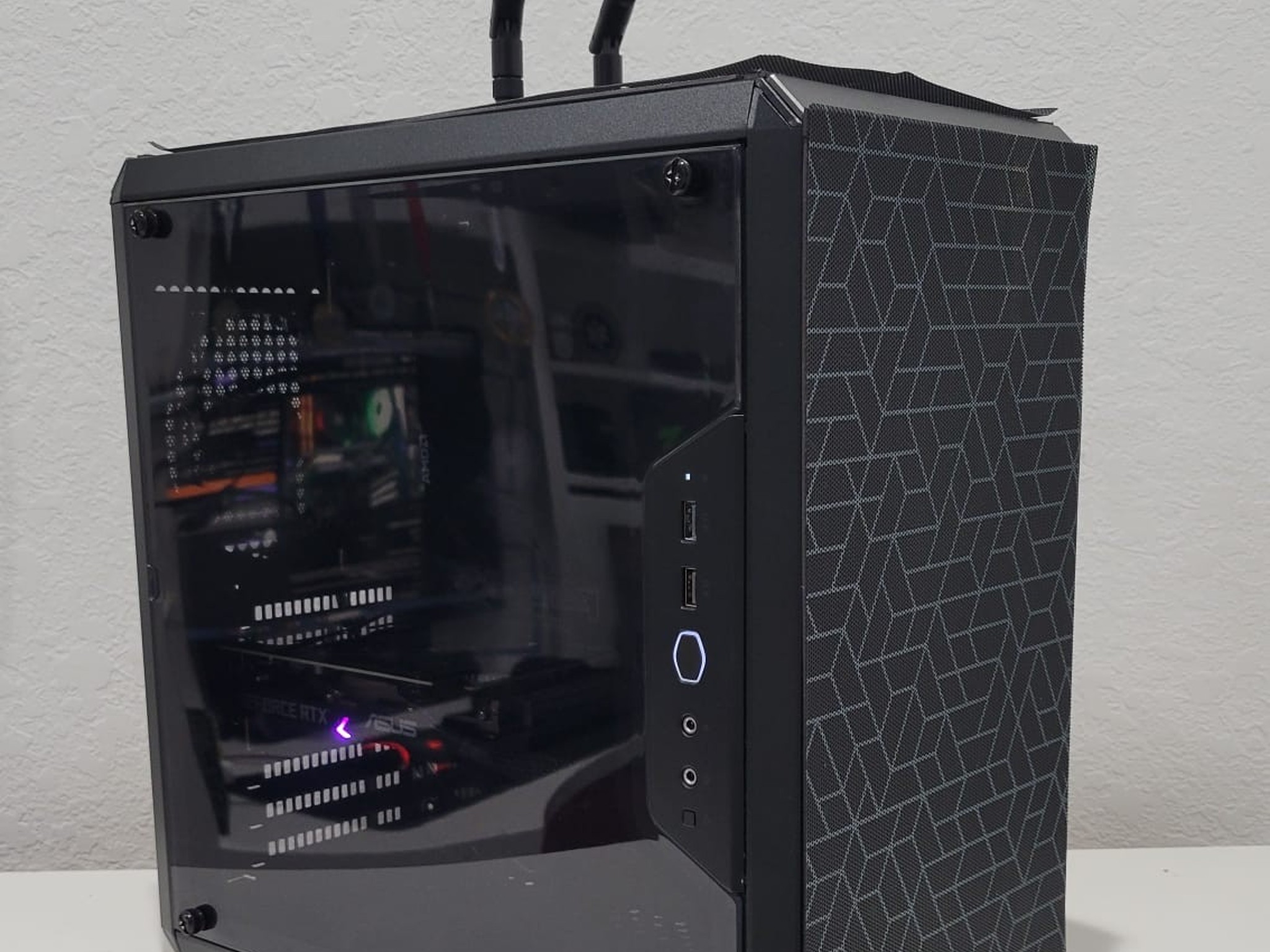 Prebuilt AMD Ryzen 5 5500 / RTX 3060 Gaming PC – 16GB RAM, 500GB NVMe, RGB Keyboard + Mouse
