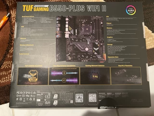 ASUS B550-PLUS TUF Gaming WiFi II AMD AM4 ATX Motherboard DDR4