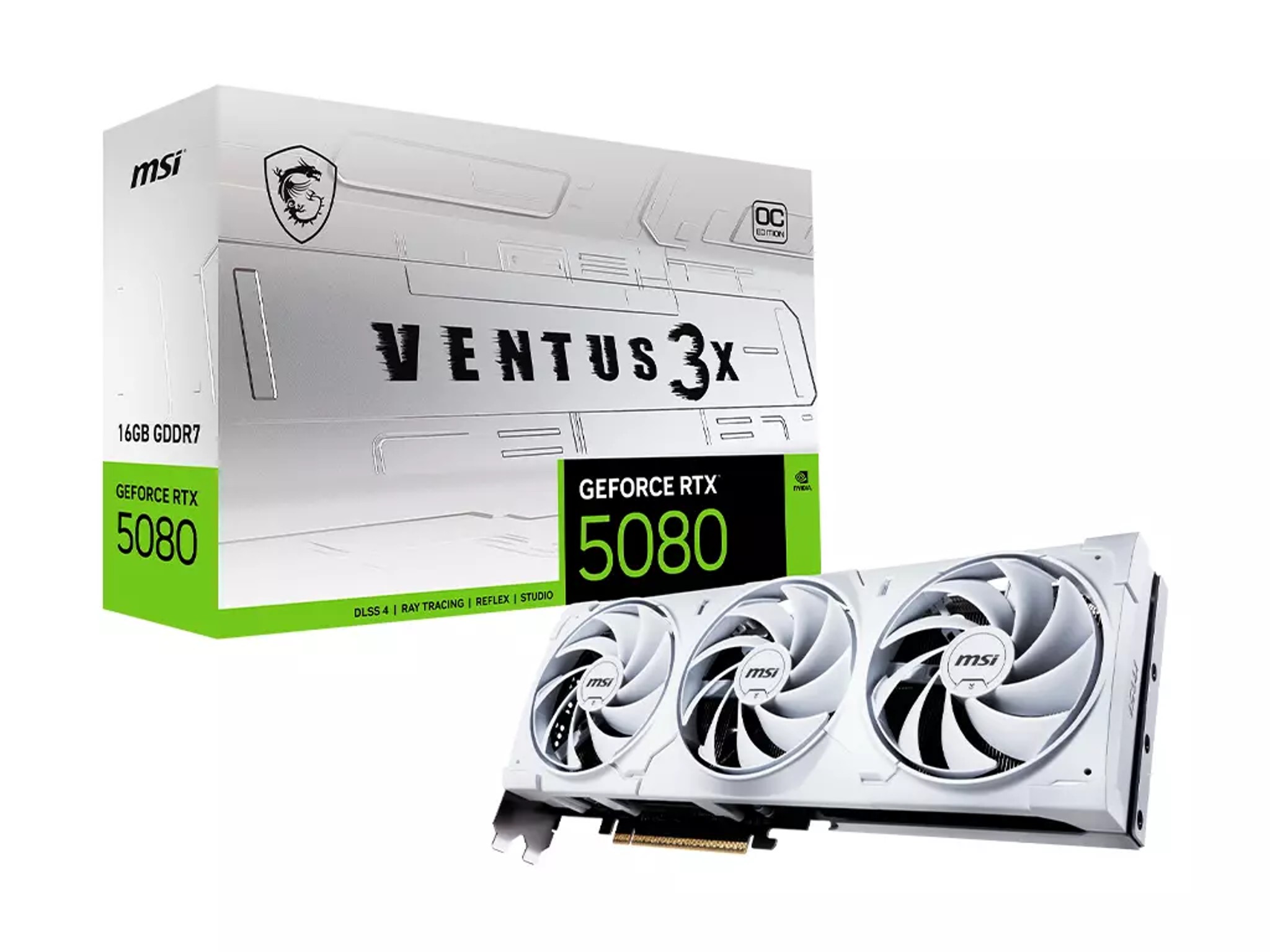 MSI GeForce RTX 5080 16G Ventus 3X OC White – Brand New & Sealed
