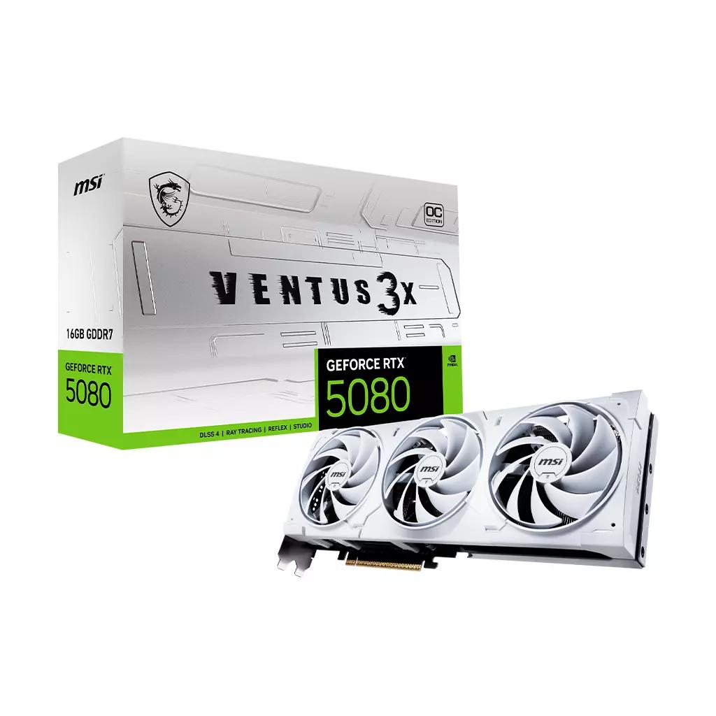 MSI GeForce RTX 5080 16G Ventus 3X OC White – Brand New & Sealed