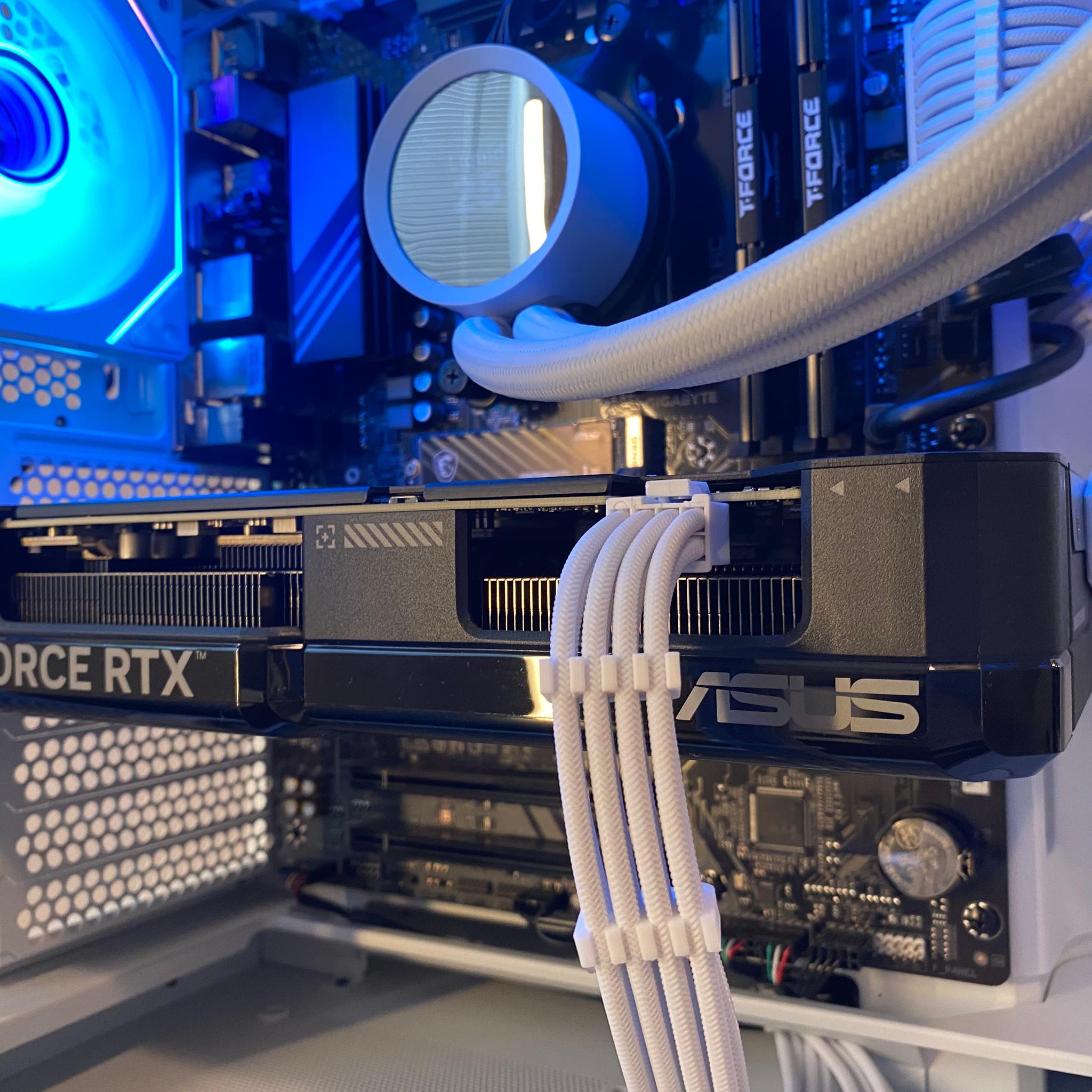White NZXT Gaming PC | RTX 4070 12GB | Ryzen 5 7600X | 16GB DDR5 | 1TB NVMe | LCD AIO | RGB