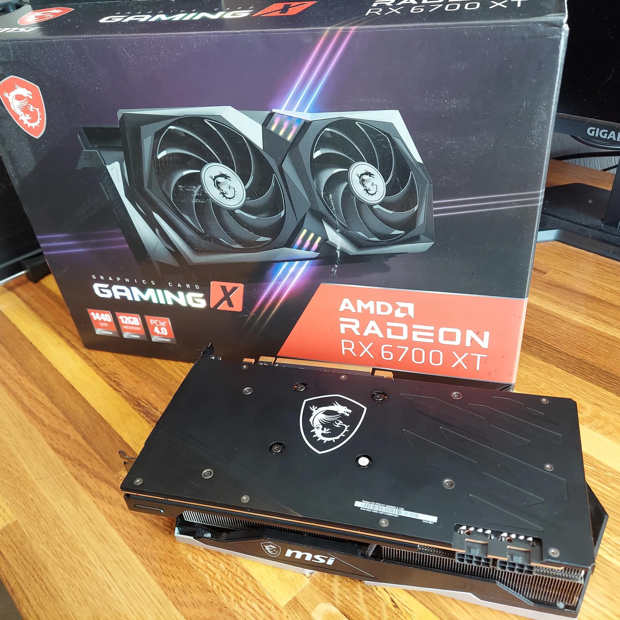 RX 6700XT - MSI Gaming X, 12Gb DDR6