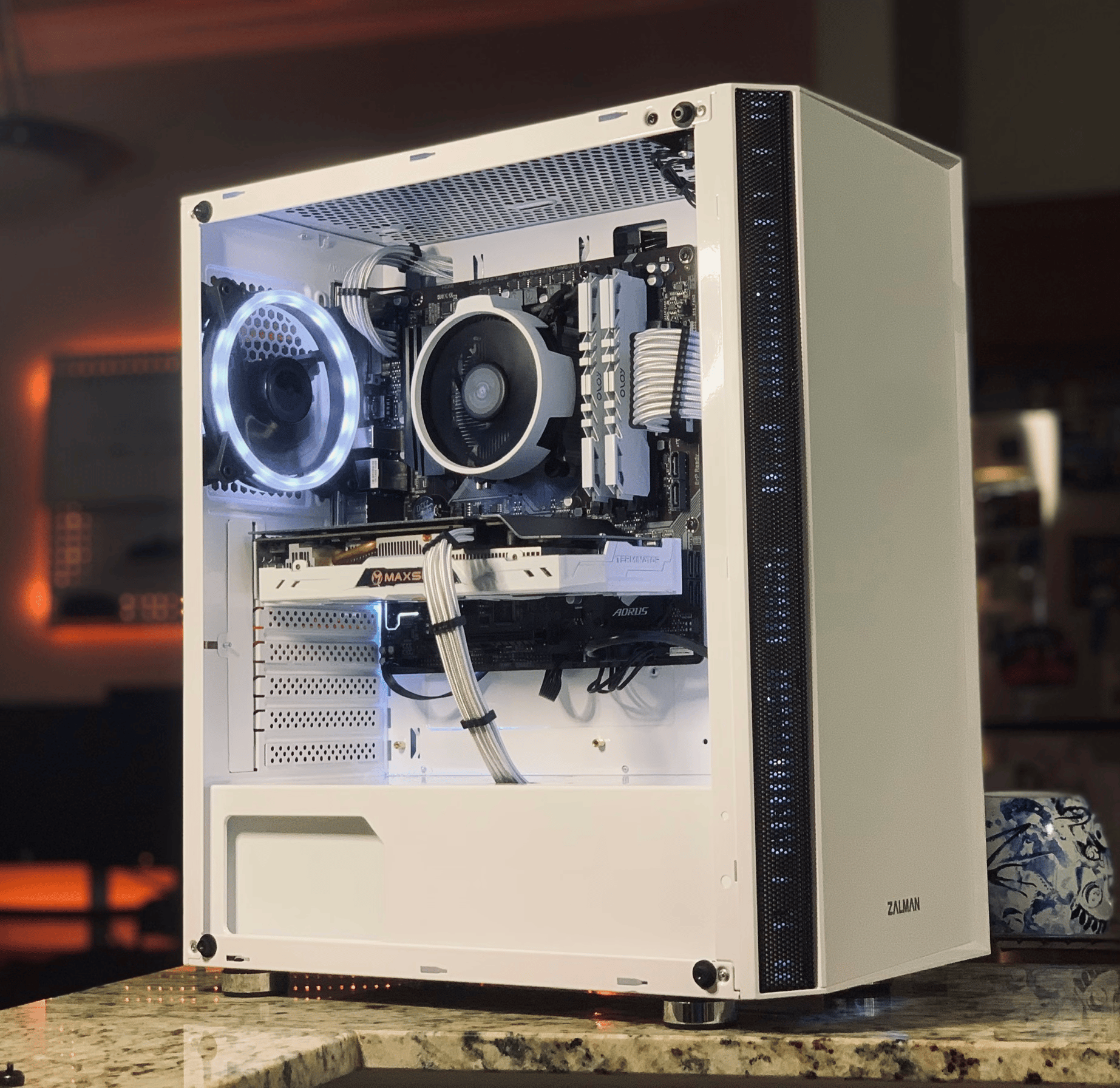 Mid Range White Gaming PC (Ryzen 5 3600+ GTX 1660 Super)