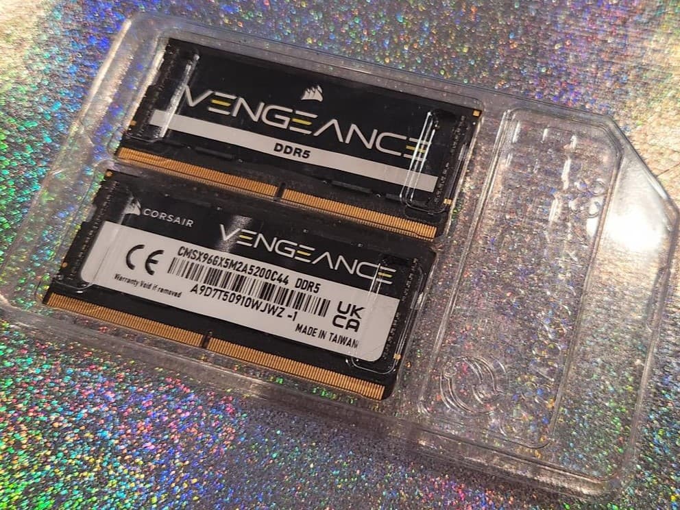 96GB Corsair Vengeance SO-DIMM (2 x 48GB) DDR5-5200