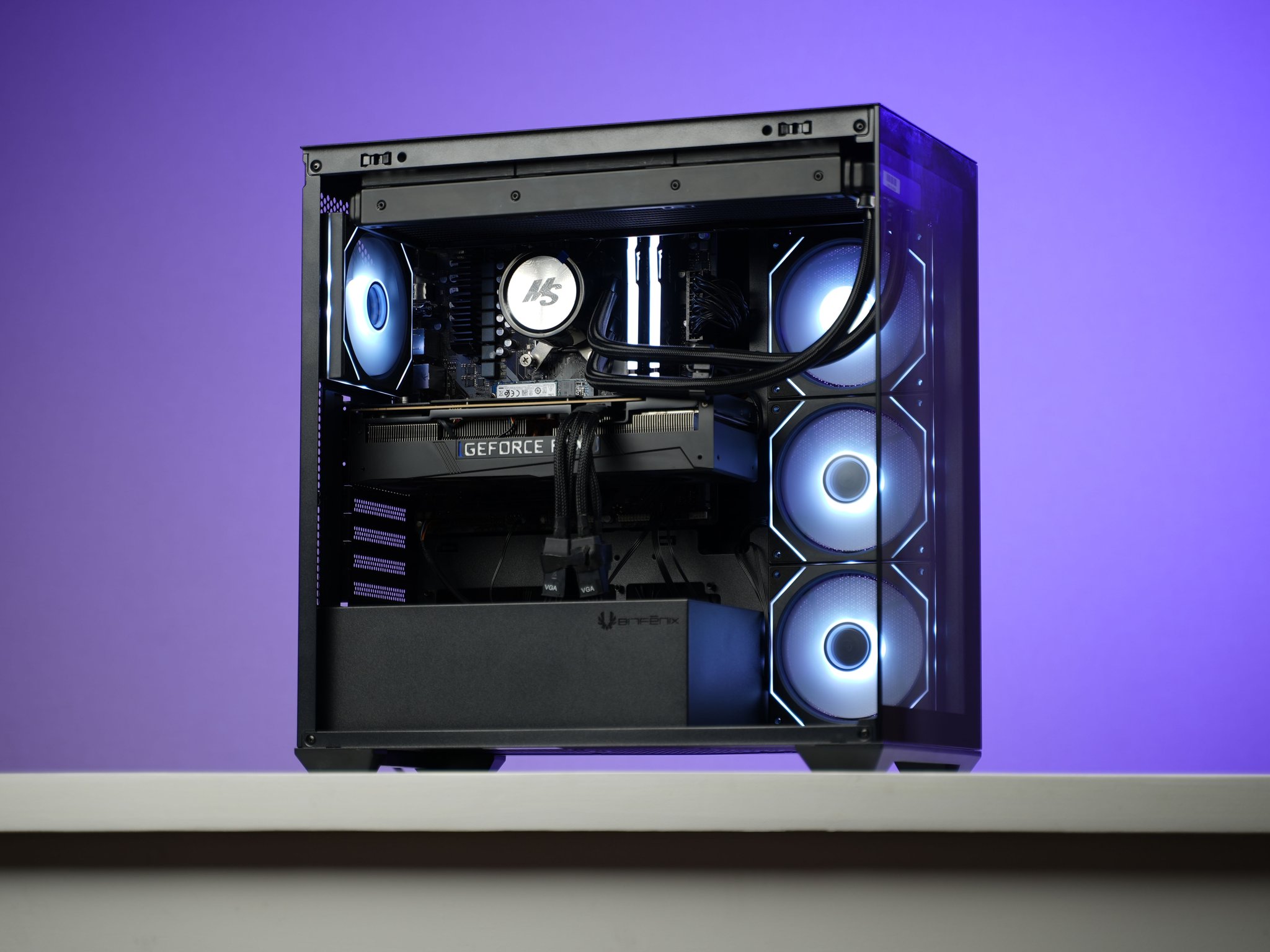 “NOIRFORM 2” RTX 4080 Super Ryzen 7 9700X 32GB 2TB Windows 11 Pro Workstation Gaming PC