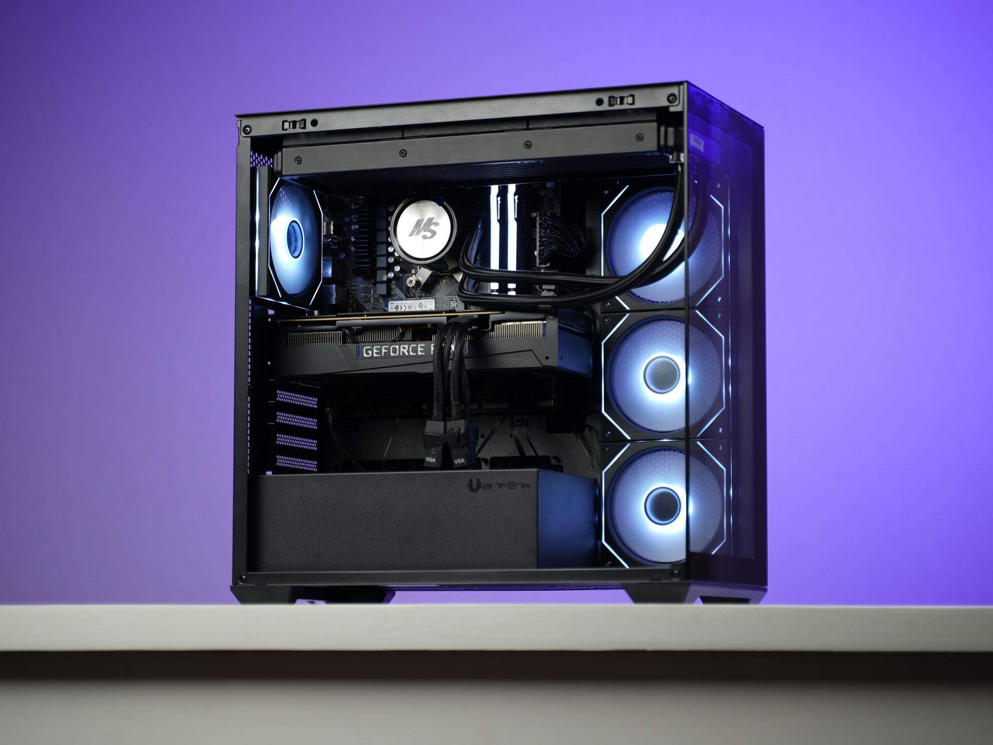 “NOIRFORM 2” RTX 4080 Super Ryzen 7 9700X 32GB 2TB Windows 11 Pro Workstation Gaming PC