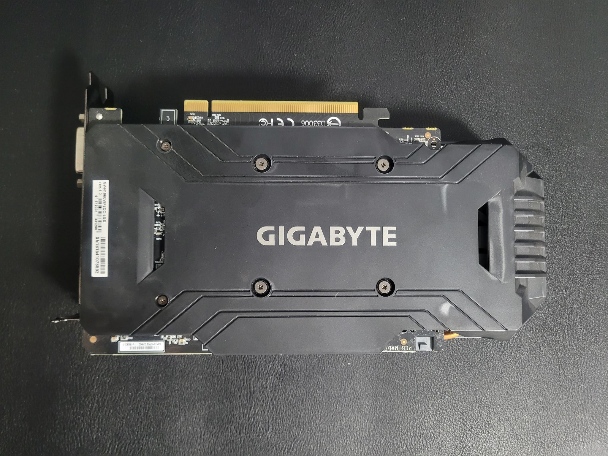 Gigabyte GeForce GTX 1060 Windforce OC 3GB