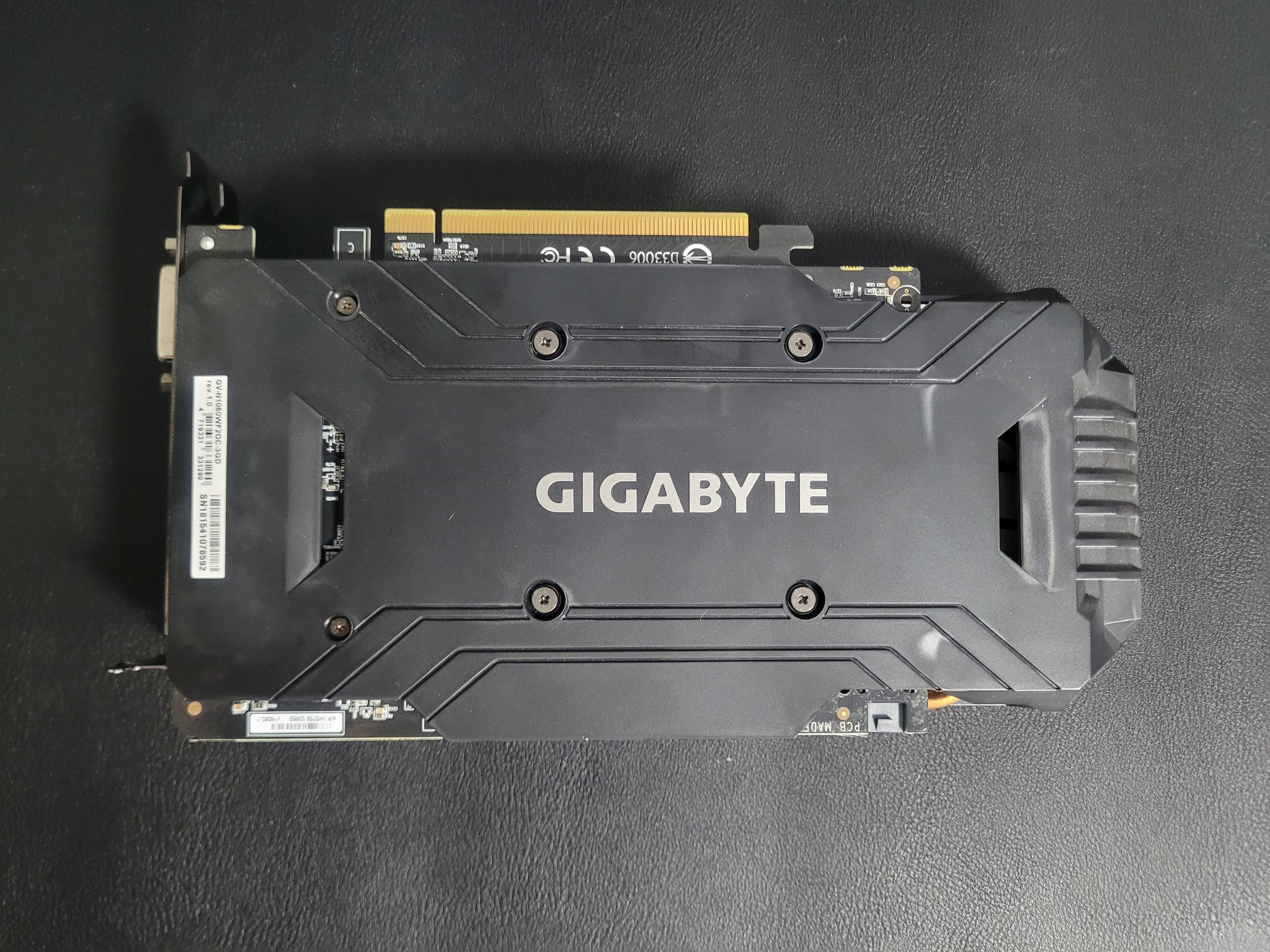 Gigabyte GeForce GTX 1060 Windforce OC 3GB