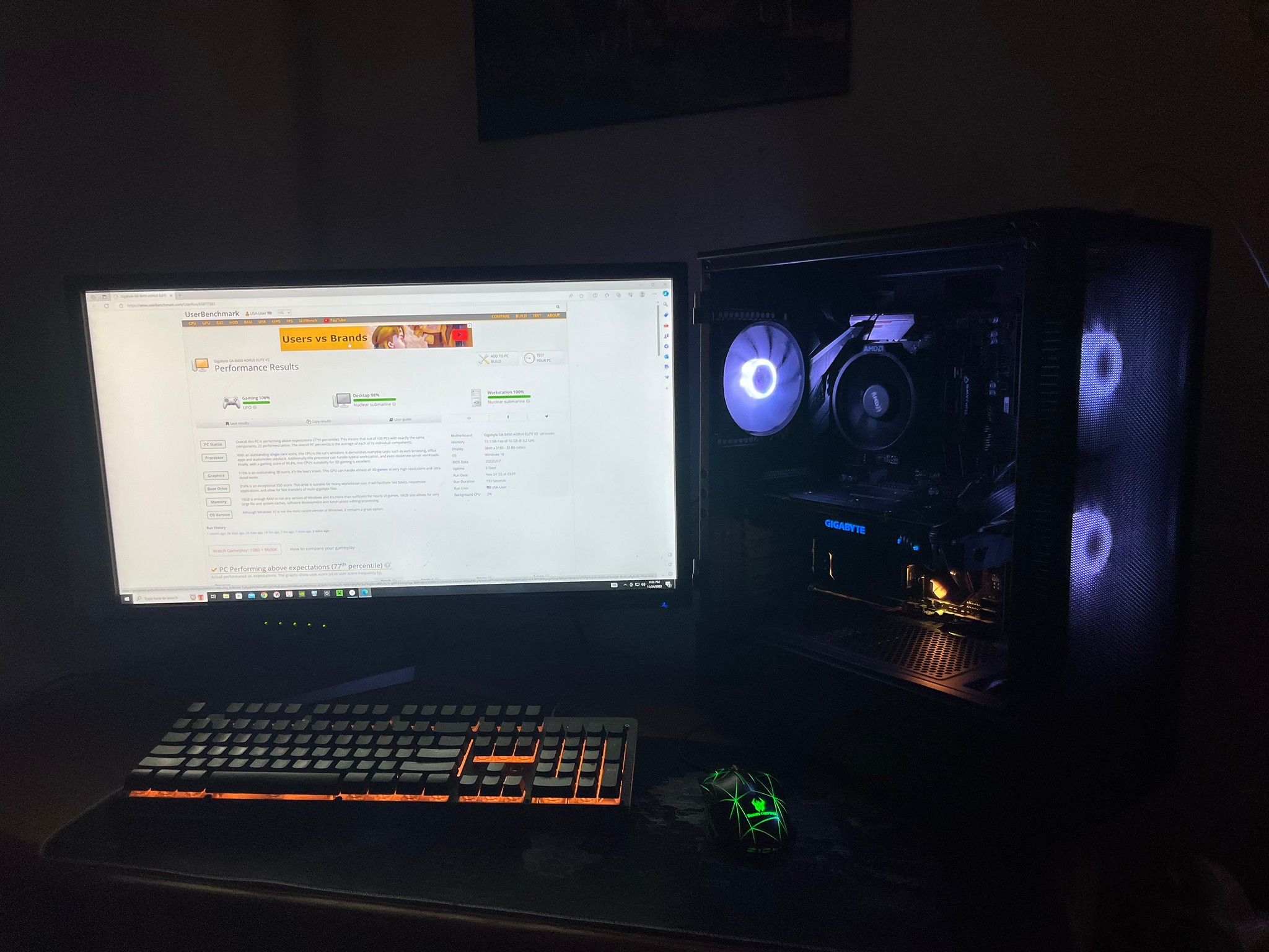BLACK FRIDAY!!! Budget 4K/1440p RYZEN 5 GTX 1080 32GB Custom Gaming Set Up (NEW/USED) FREE SHIPPING