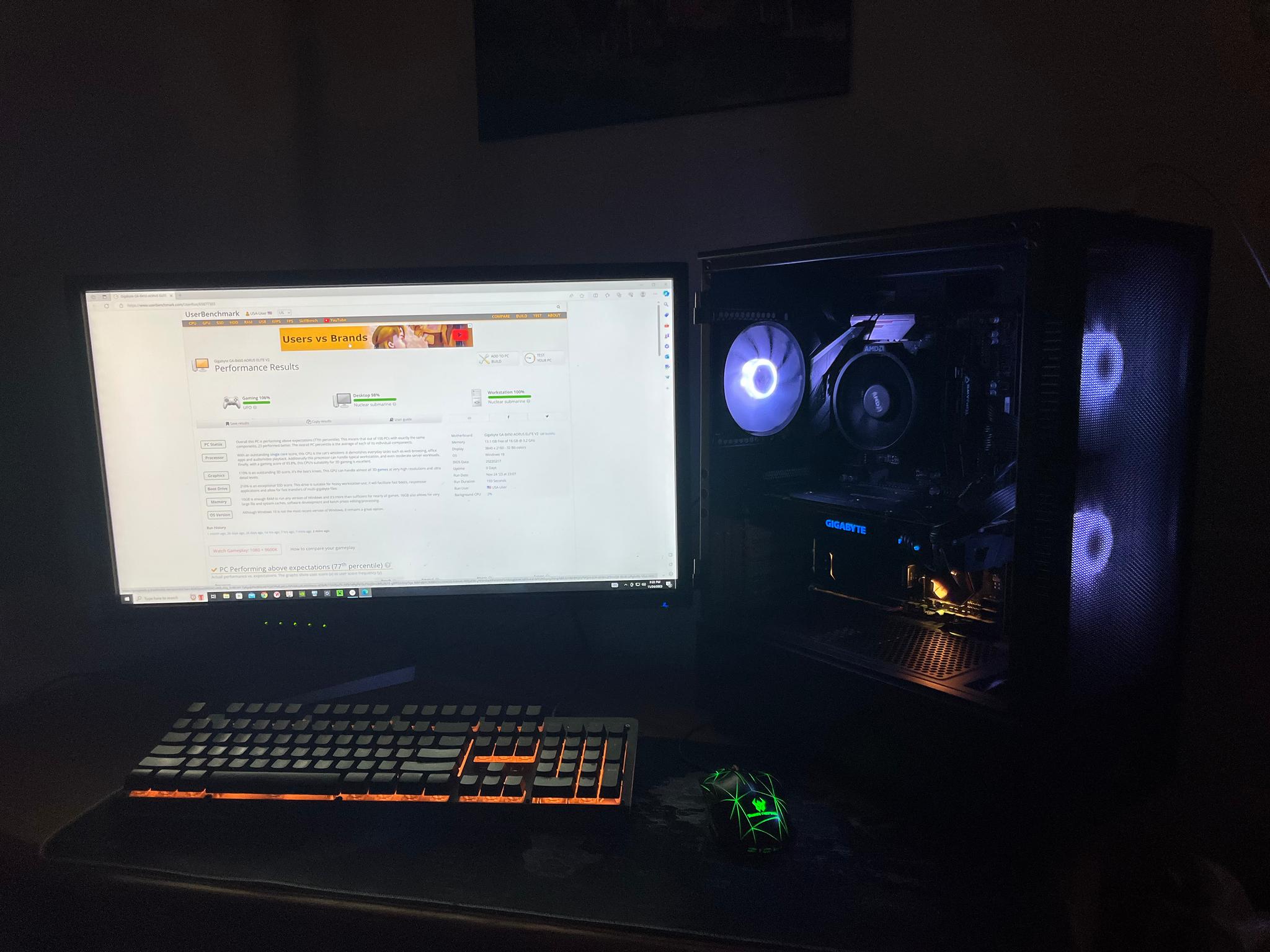 BLACK FRIDAY!!! Budget 4K/1440p RYZEN 5 GTX 1080 32GB Custom Gaming Set Up (NEW/USED) FREE SHIPPING