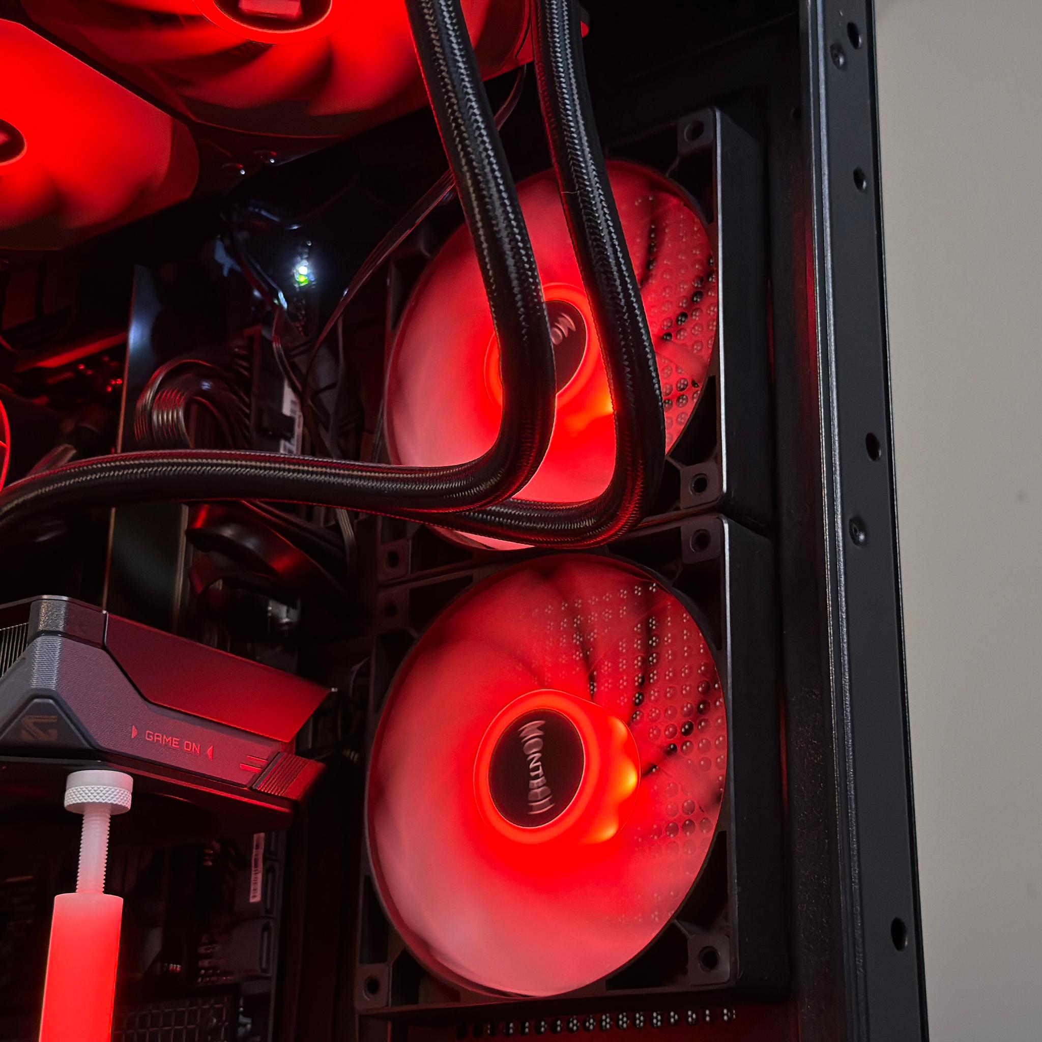 ♠️❤️ Black Gaming PC ❤️♠️ | Ryzen 5 7600X | RTX 5060 | 16GB DDR5 | 1TB NVME | WiFi + Bluetooth