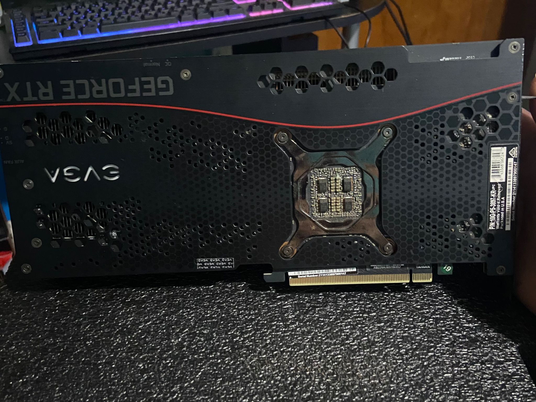 NVIDIA 3080 EVGA FTW3 ultra edition