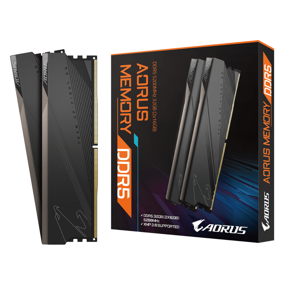AORUS Memory DDR5 5200MHz 32GB Memory Kit, XMP 3.0