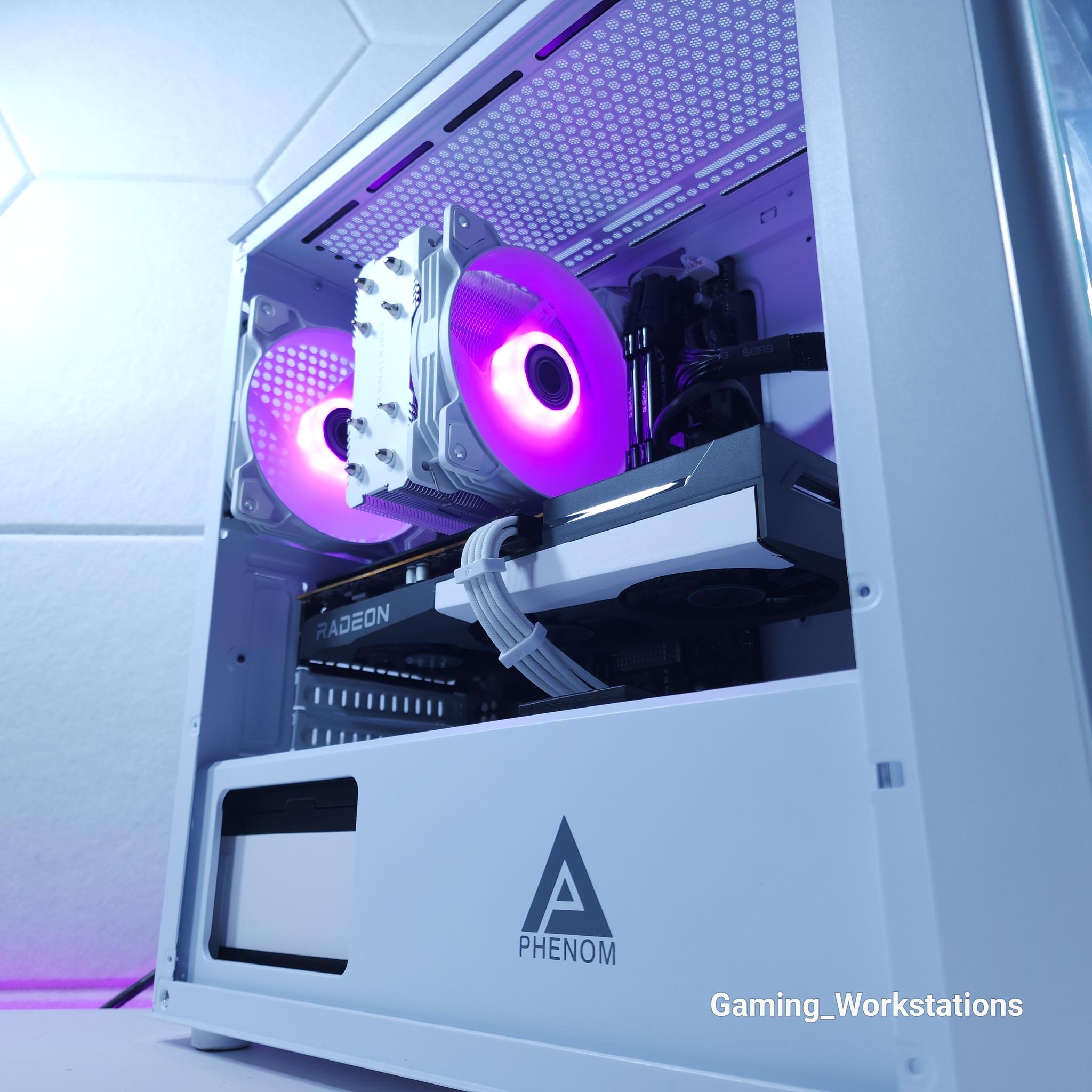 💜🤍1080p Gaming | RX 6600 | Core i3 12100T | 32GB 3200MHz | 1TB SSD