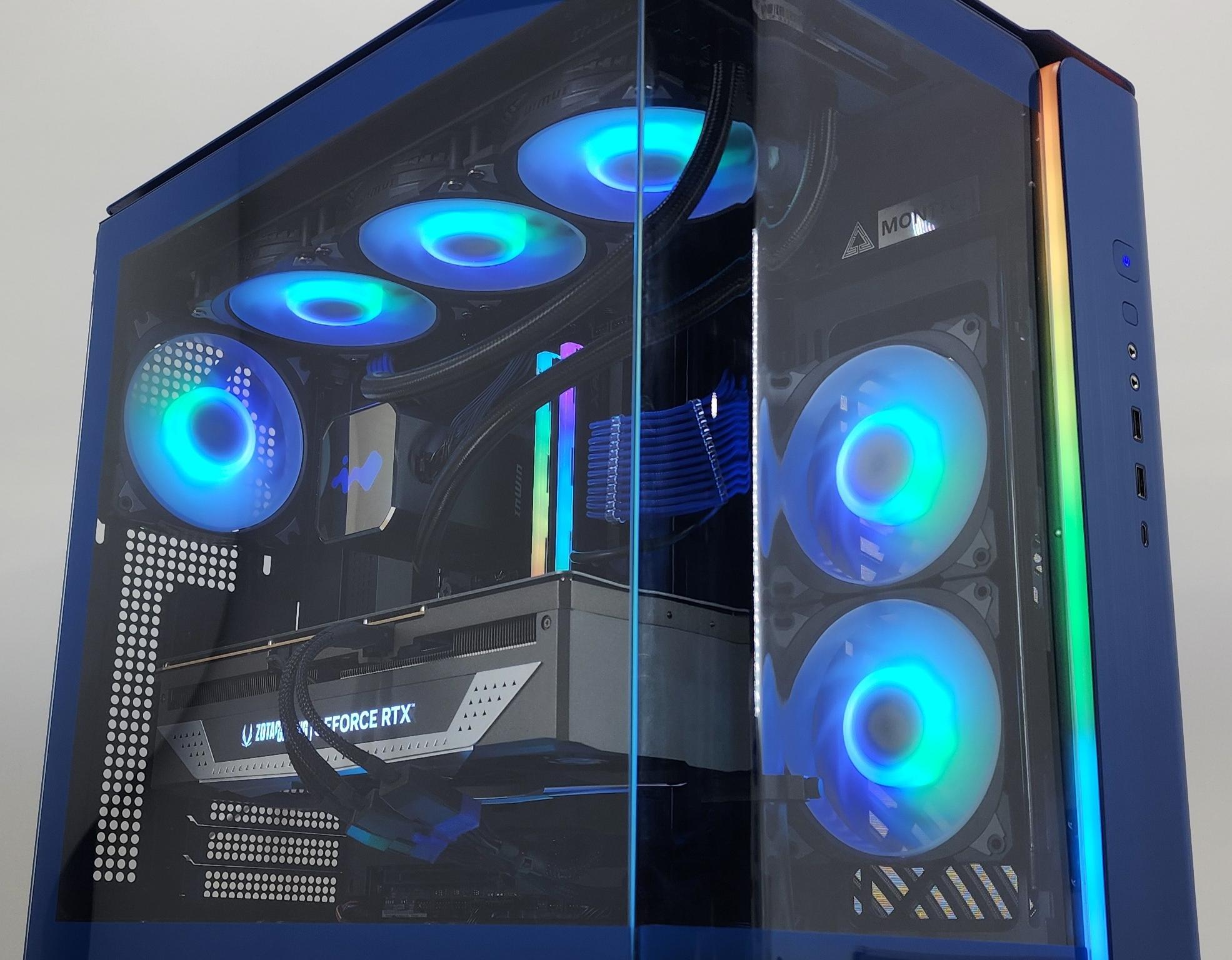Gaming PC Ryzen 7 9700X 32GB RAM 2TB SSD RTX 4070 Ti SUPER 16GB Win11 Computer