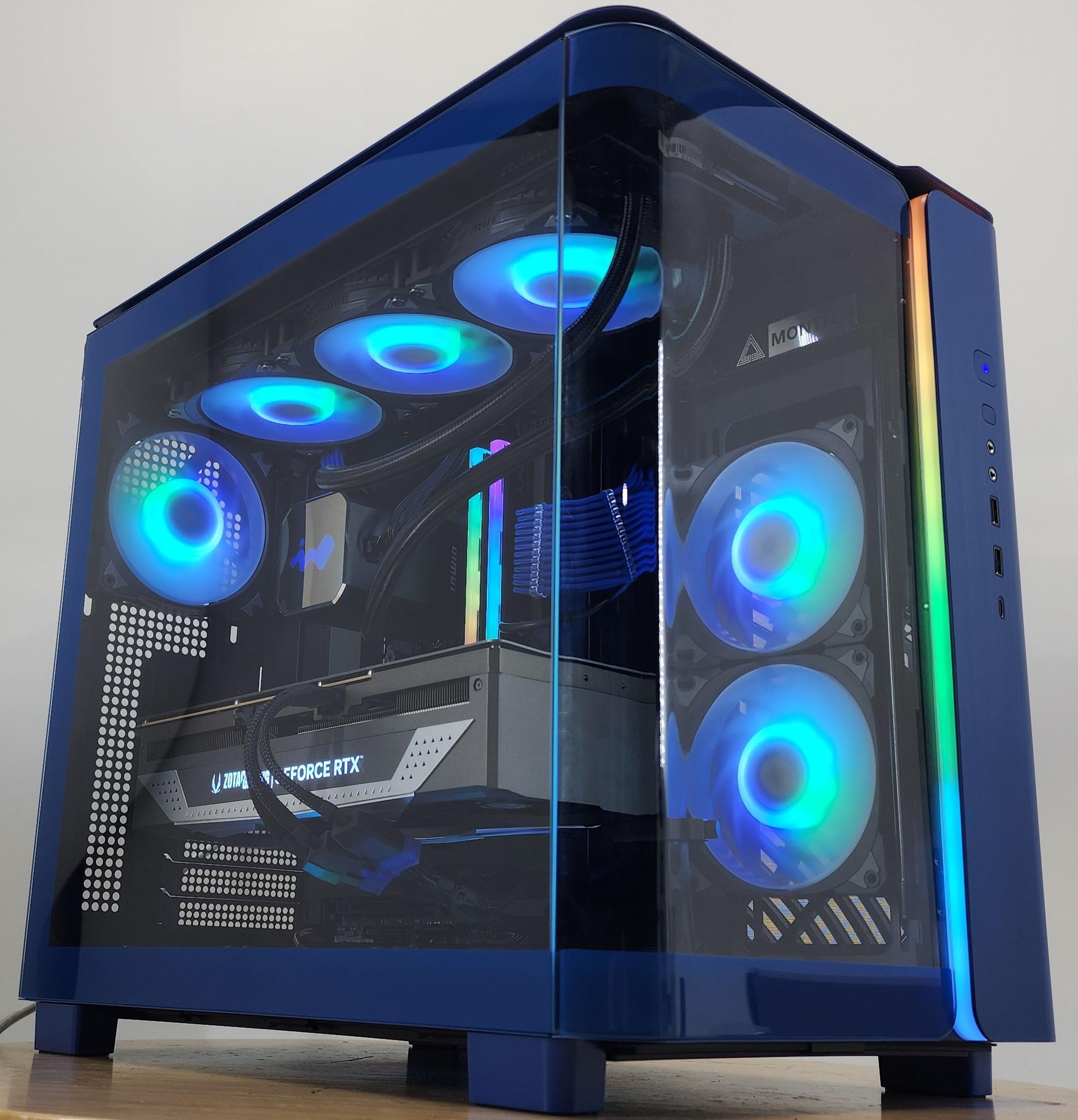 Gaming PC Ryzen 7 9700X 32GB RAM 2TB SSD RTX 4070 Ti SUPER 16GB Win11 Computer