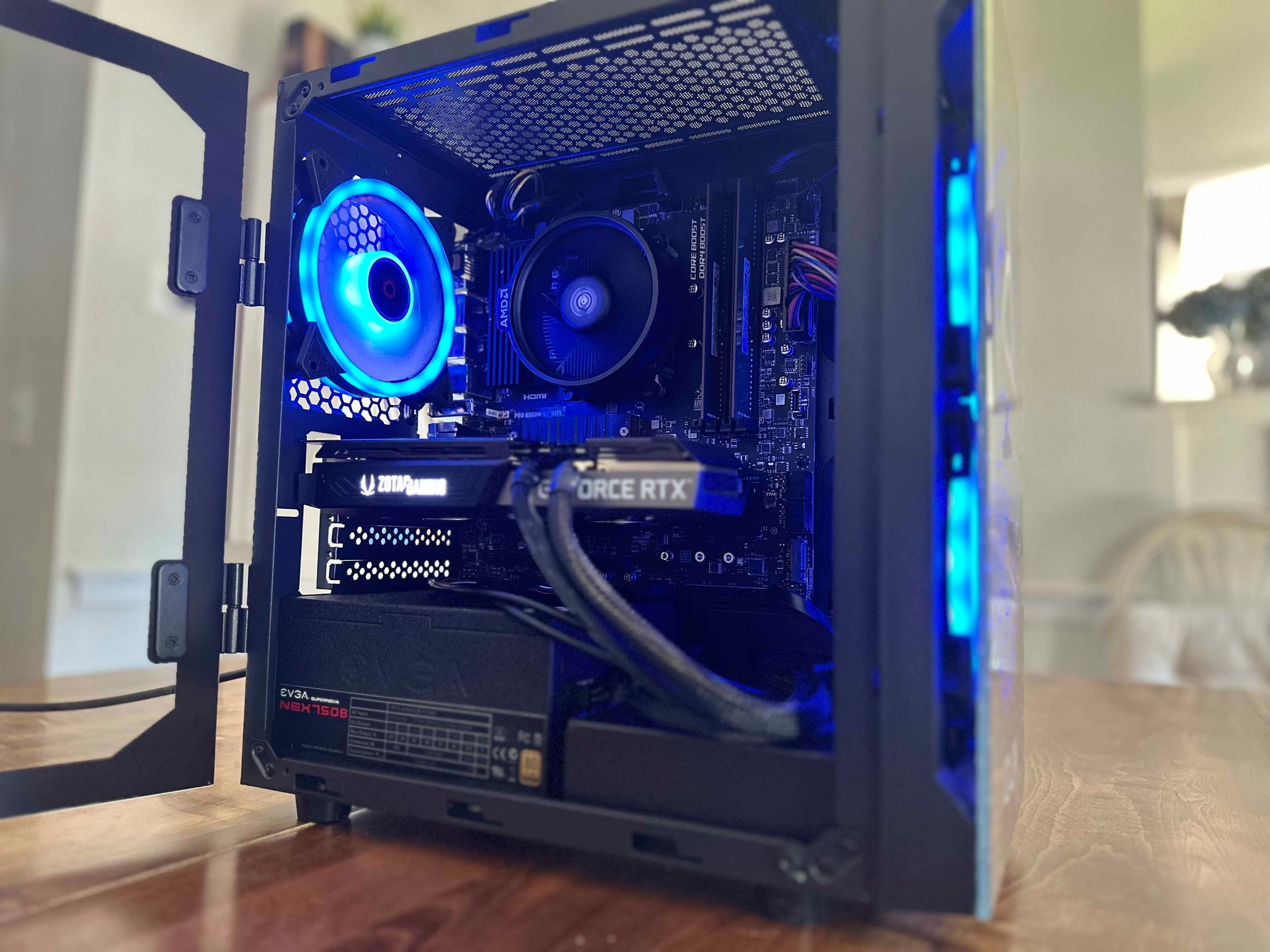 GeForce RTX 3070 Custom Gaming PC | Ryzen 5 5500 | 512GB SSD | 16GB ram | WiFi | RGB
