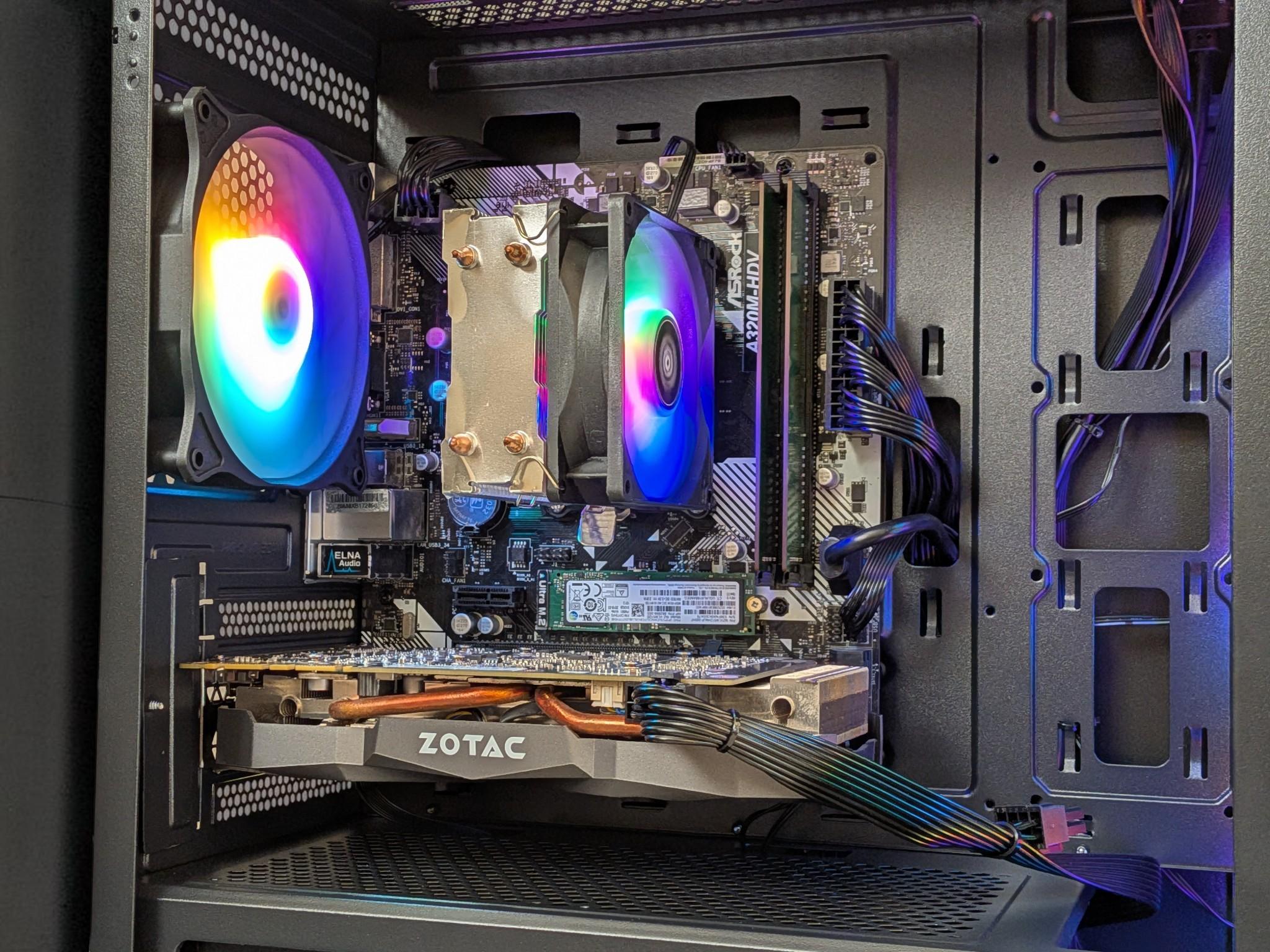 🌌 Gaming PC! Ryzen 4100, Geforce GTX 1070, 16GB DDR4 RAM, 512GB NVME M.2, WIFI, WIN 11 Pro