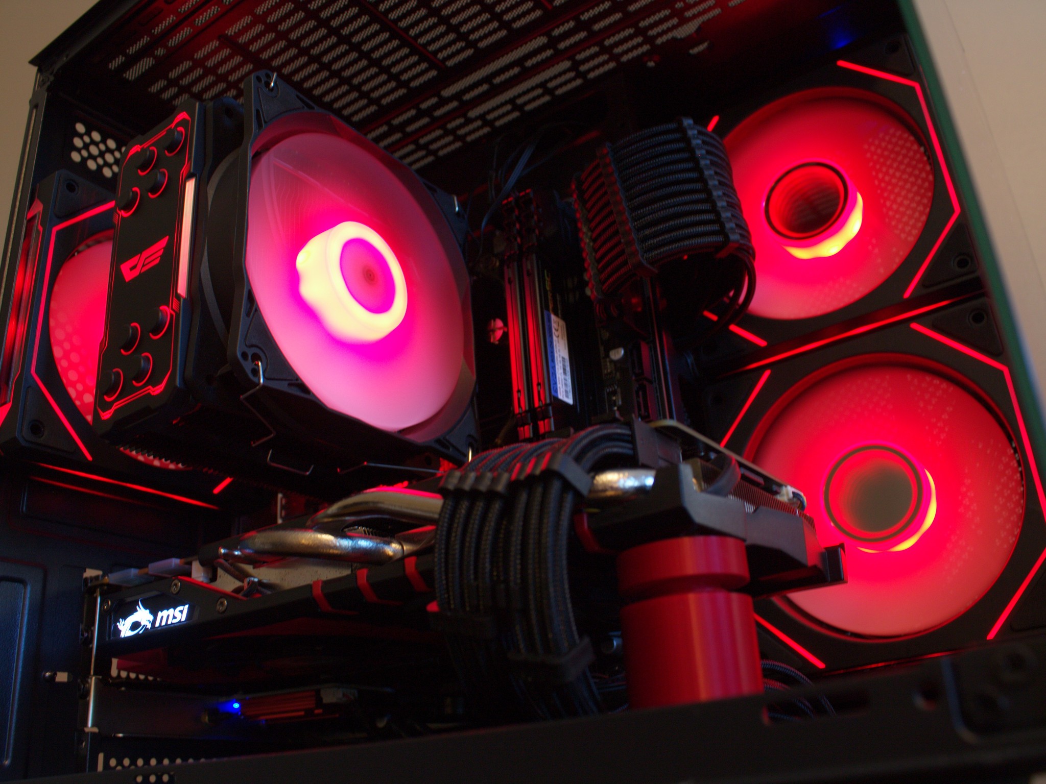 ❤️🖤 Project Hellspawn 🔥🔥 | [GTX 970 | Ryzen 5 2600 | 16GB RAM | 512GB SSD] | Budget Gaming PC