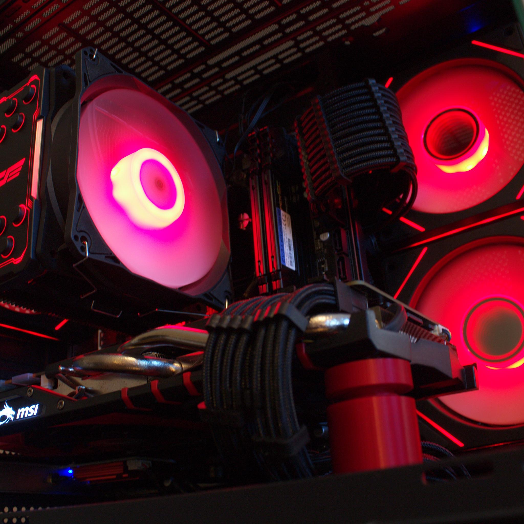 ❤️🖤 Project Hellspawn 🔥🔥 | [GTX 970 | Ryzen 5 2600 | 16GB RAM | 512GB SSD] | Budget Gaming PC