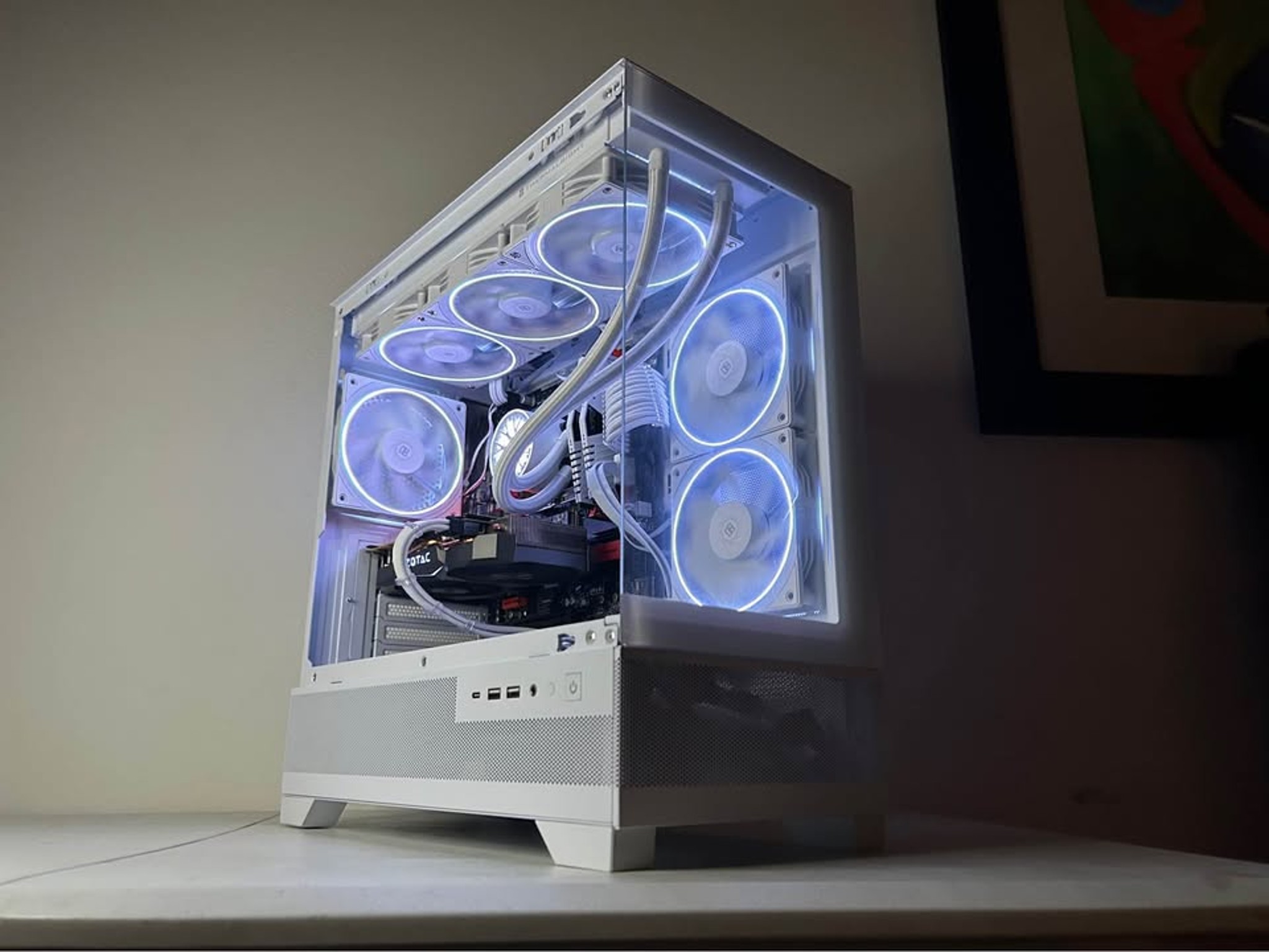 ⬜ICE COLD🟦 Gaming PC | i7 8700 | GTX 1080 | 16gb ddr4 | 1tb ssd
