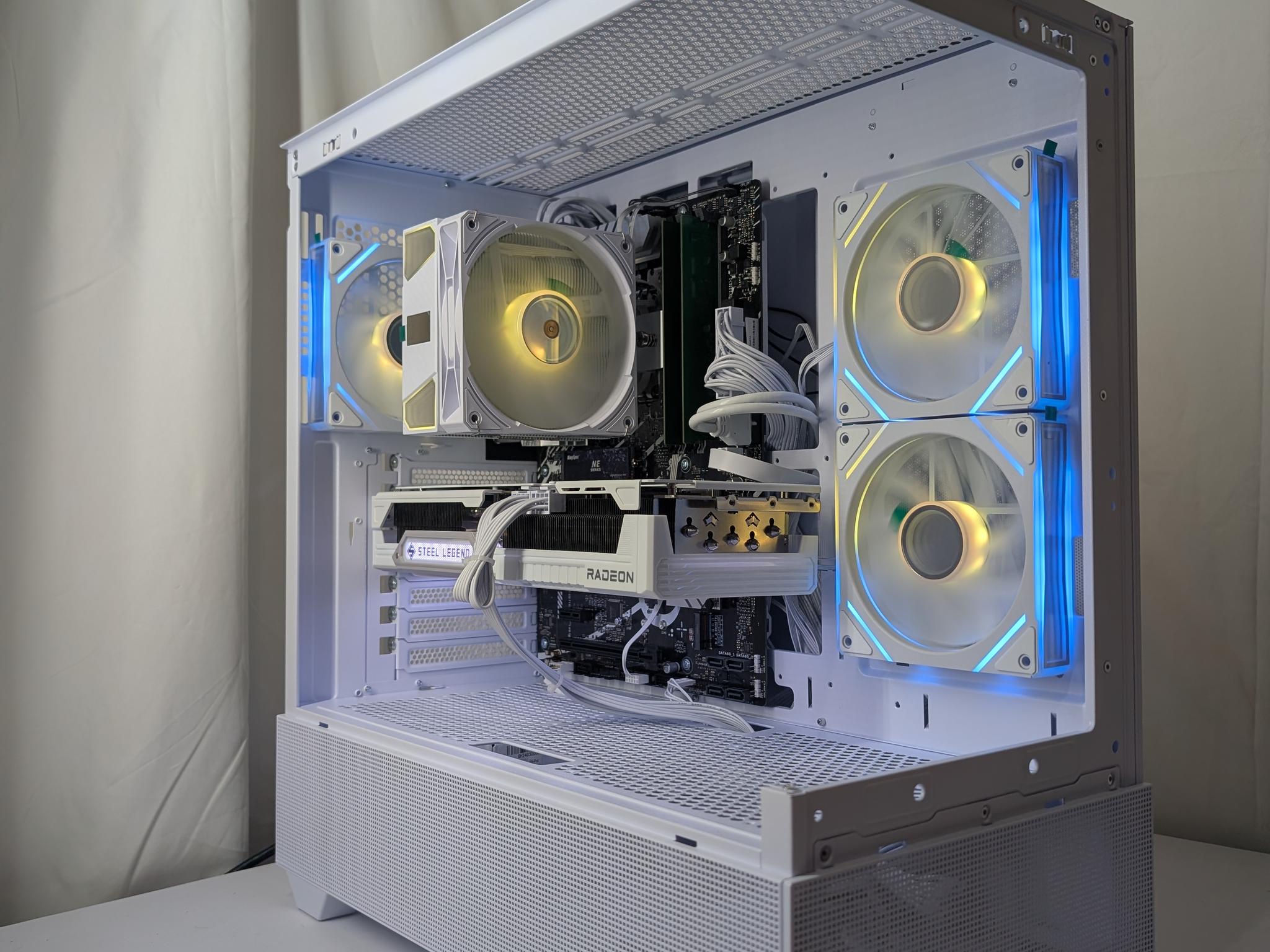 9070XT 16GB | I5 12600KF | 16GB DDR5 | 1TB NVME | 1000W PSU |ALL WHITE