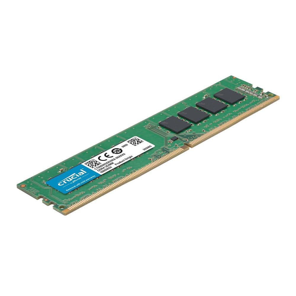 Crucial 16GB (2 x 8GB) DDR4-3200 PC4-25600 CL22 Dual Channel Desktop Memory Kit CT2K8G4DFRA32A Green