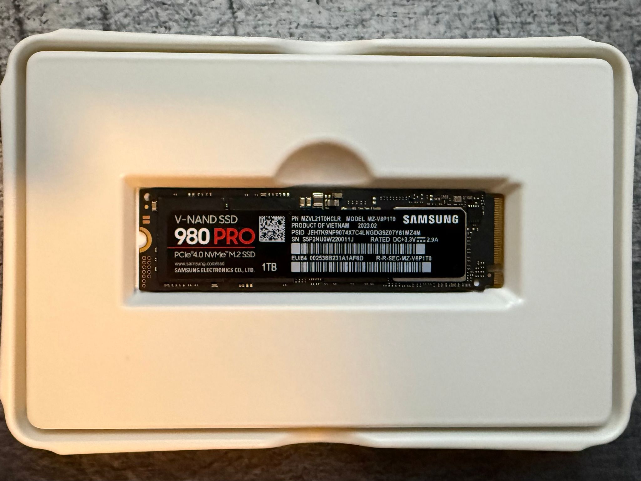 Samsung 980 Pro 1TB M.2 SSD
