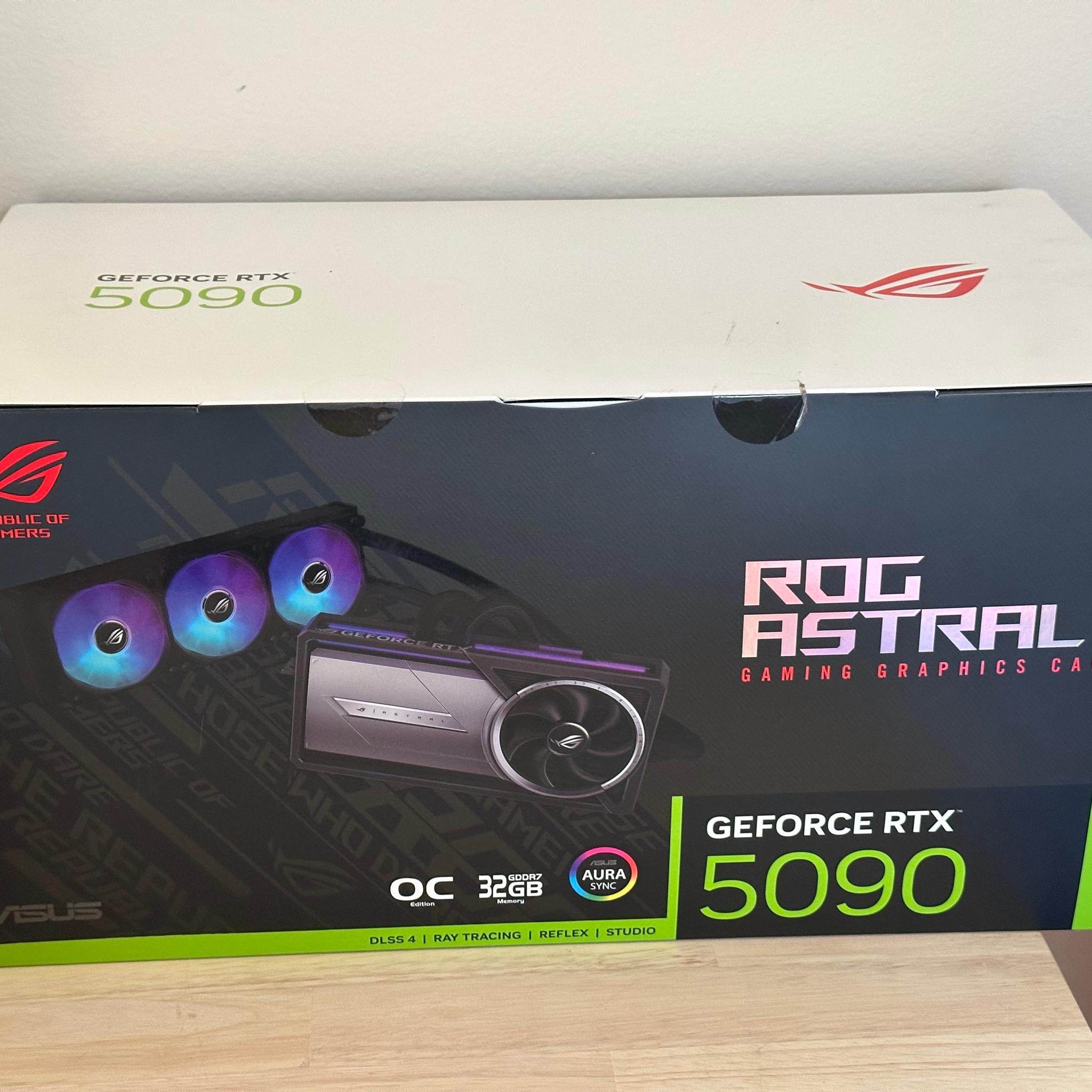 ASUS RTX 5090 ROG Astral LC 32GB GDDR7 OC Edition